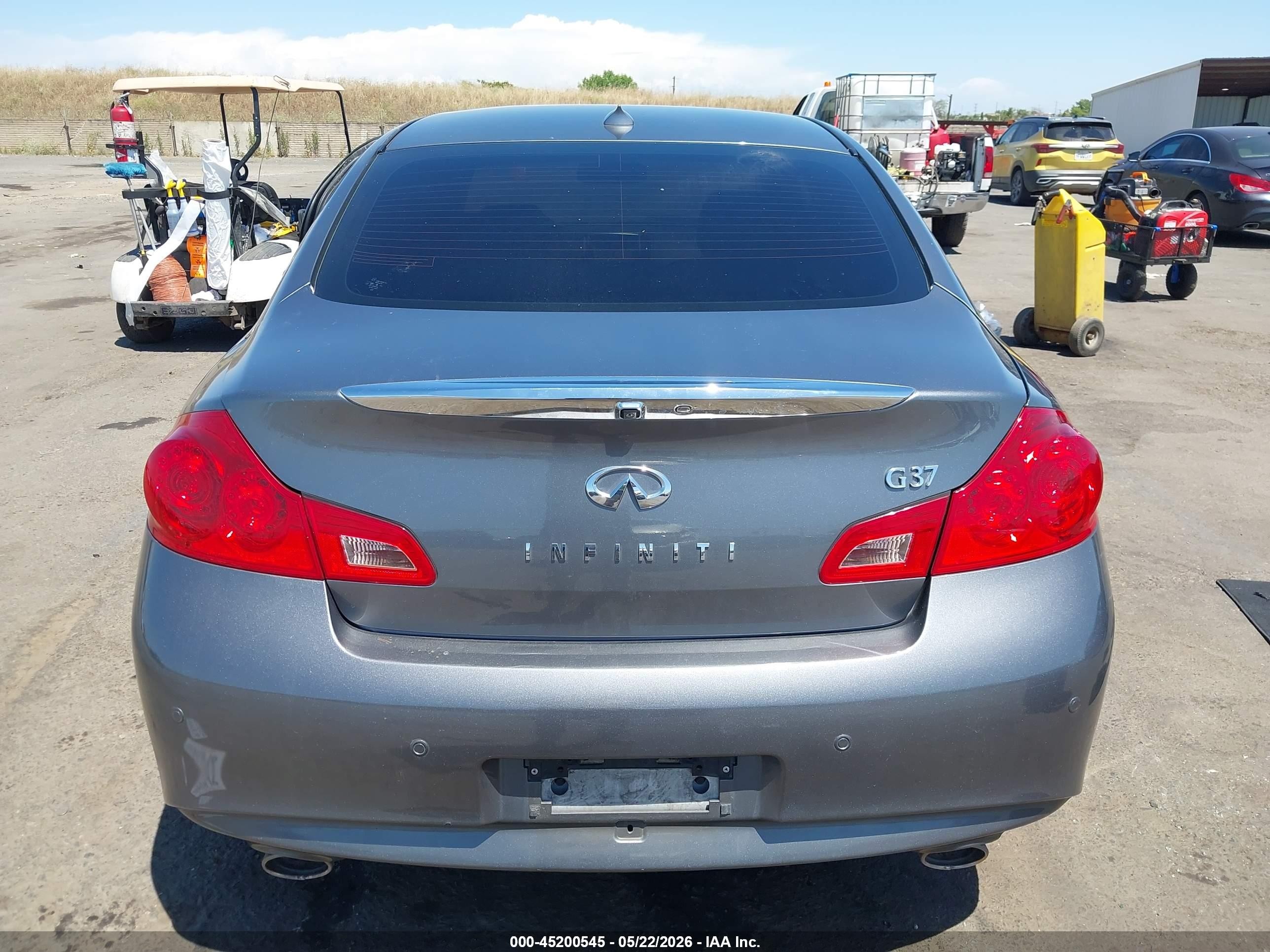 2012 Infiniti G37 Journey Gray vin: JN1CV6AP9CM627759