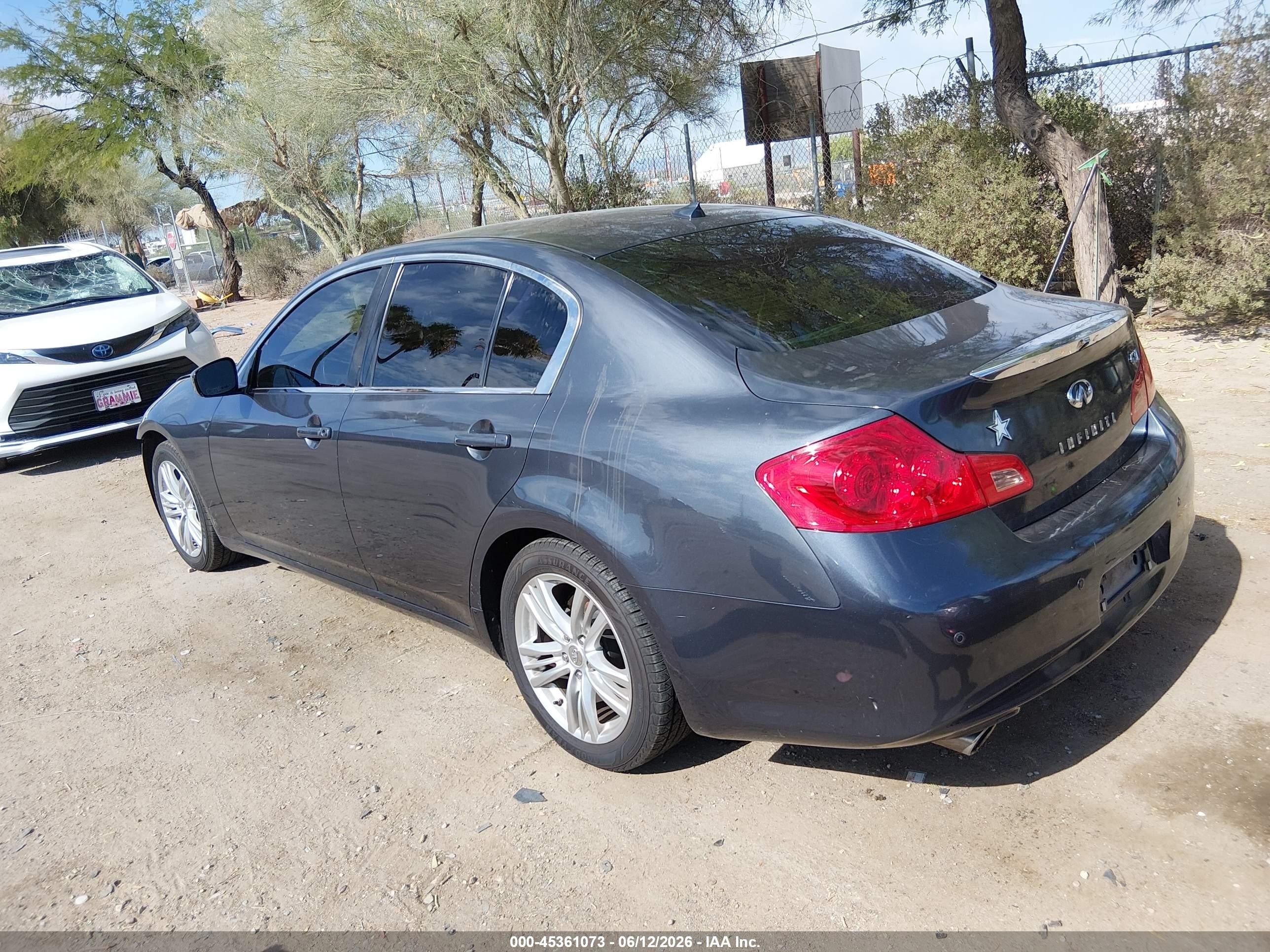 2012 Infiniti G37 Journey Gray vin: JN1CV6AP9CM930976