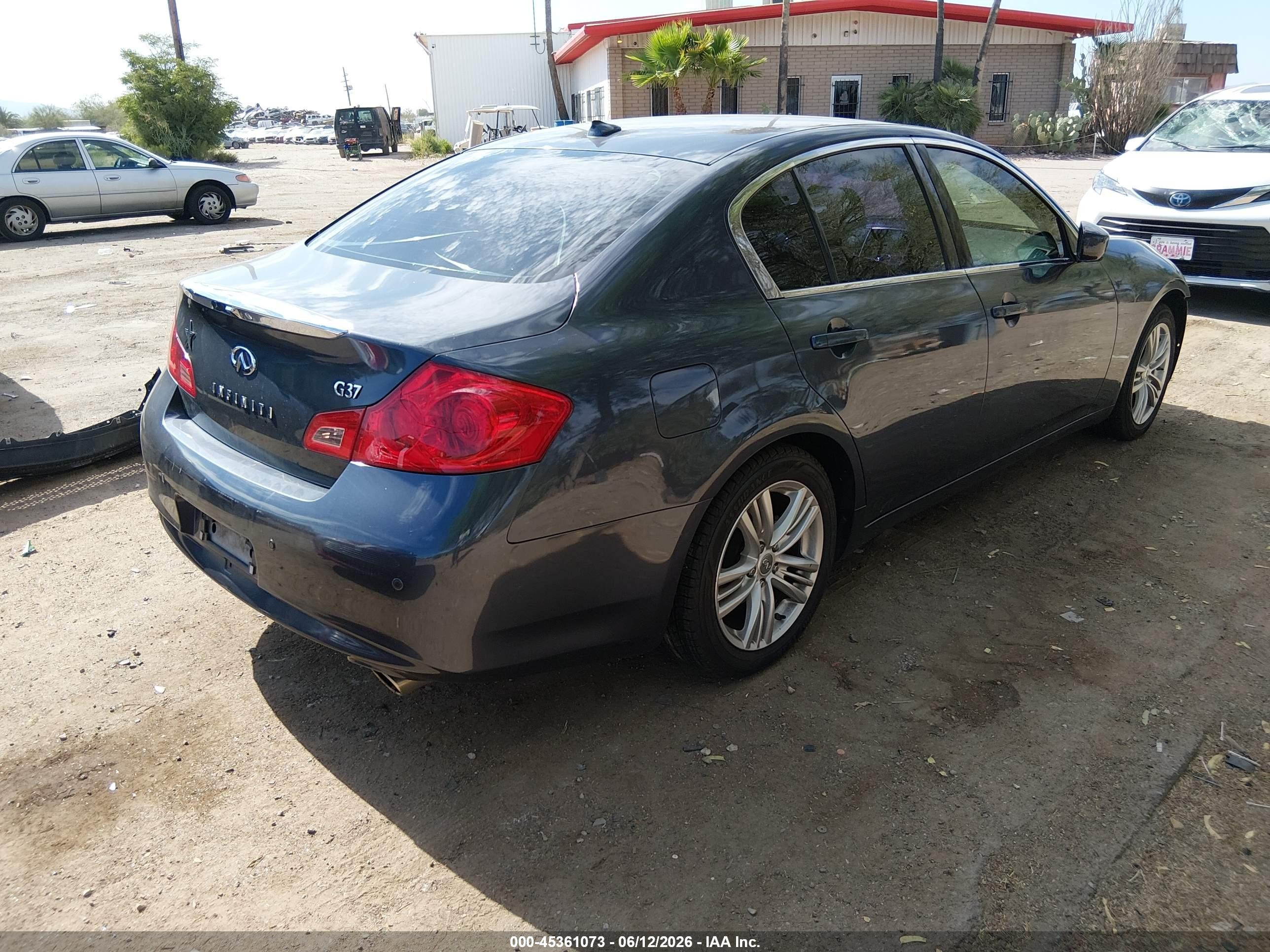 2012 Infiniti G37 Journey Gray vin: JN1CV6AP9CM930976