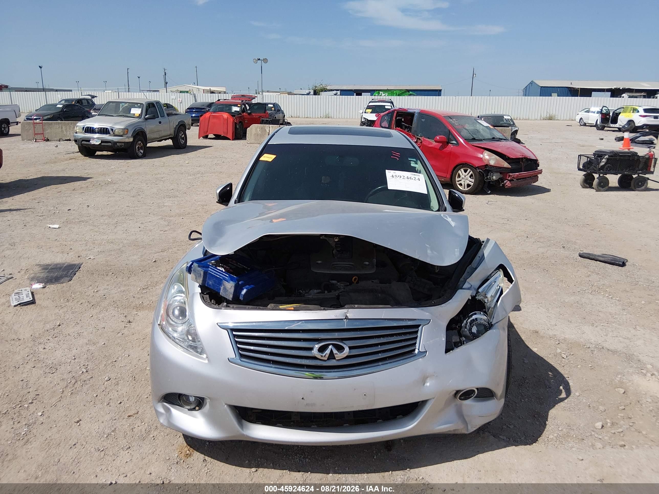 2013 Infiniti G37 Journey Silver vin: JN1CV6AP9DM302532