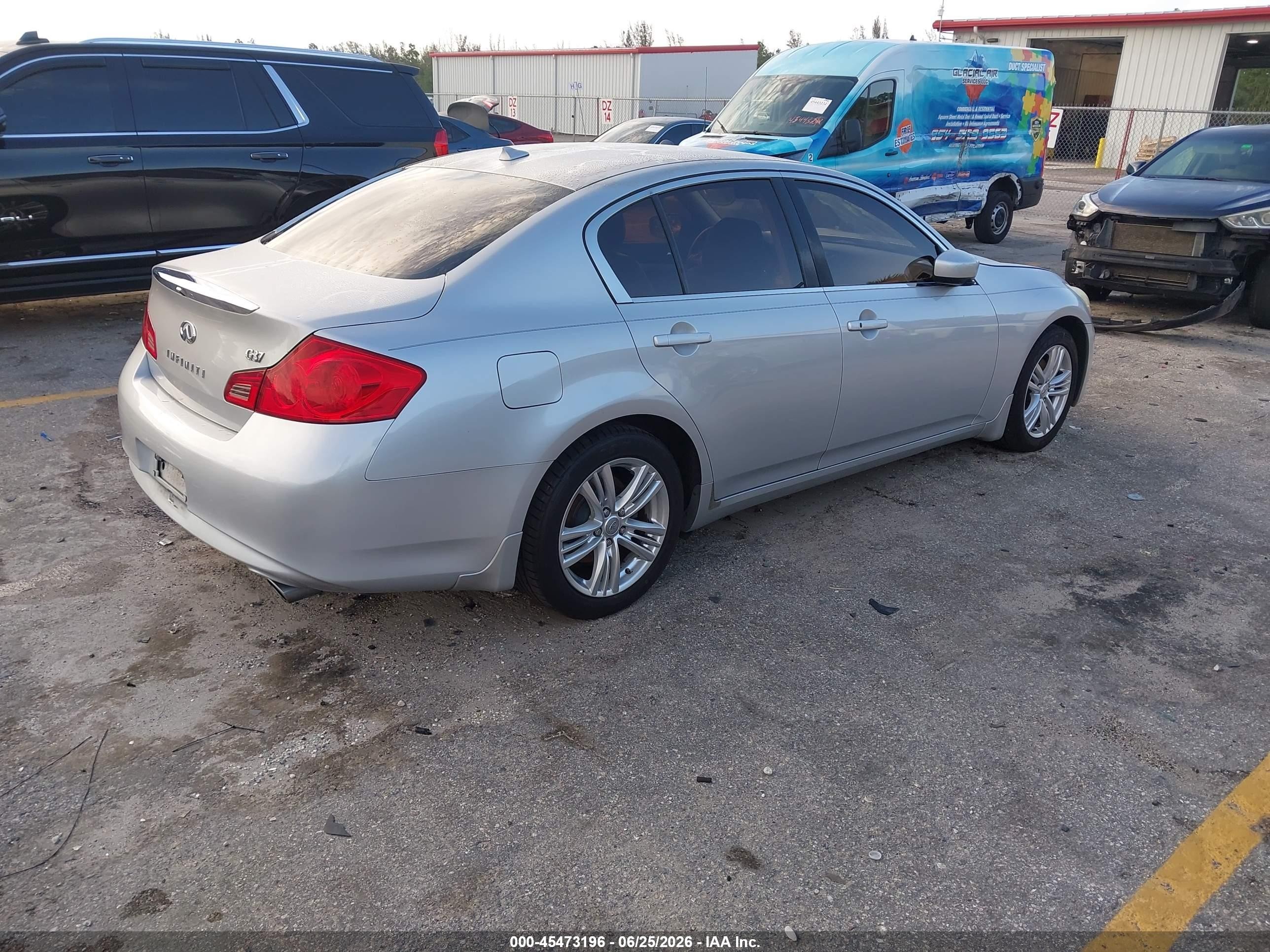 2013 Infiniti G37 Journey Silver vin: JN1CV6AP9DM304989