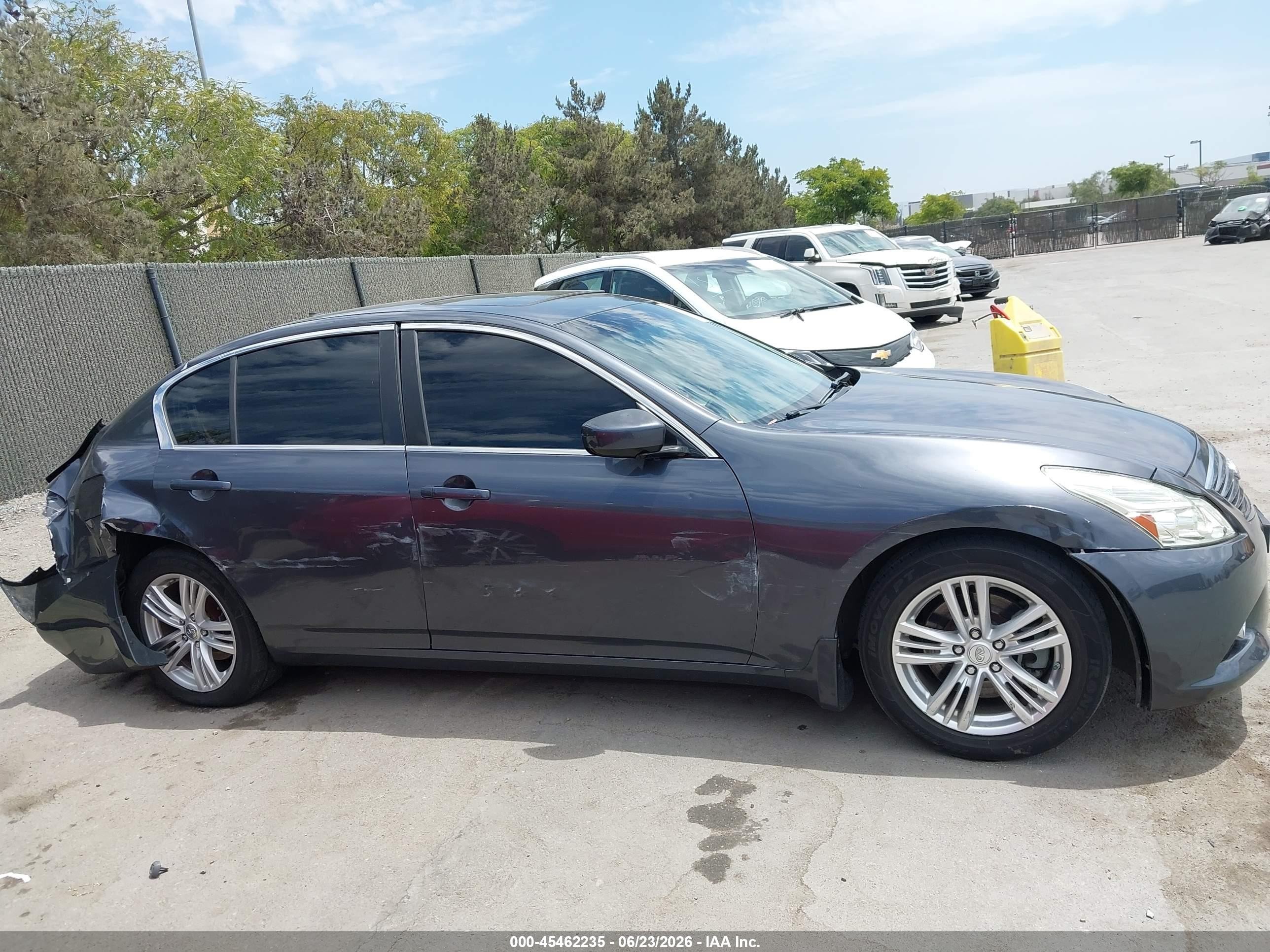 2013 Infiniti G37 Journey Gray vin: JN1CV6AP9DM712795