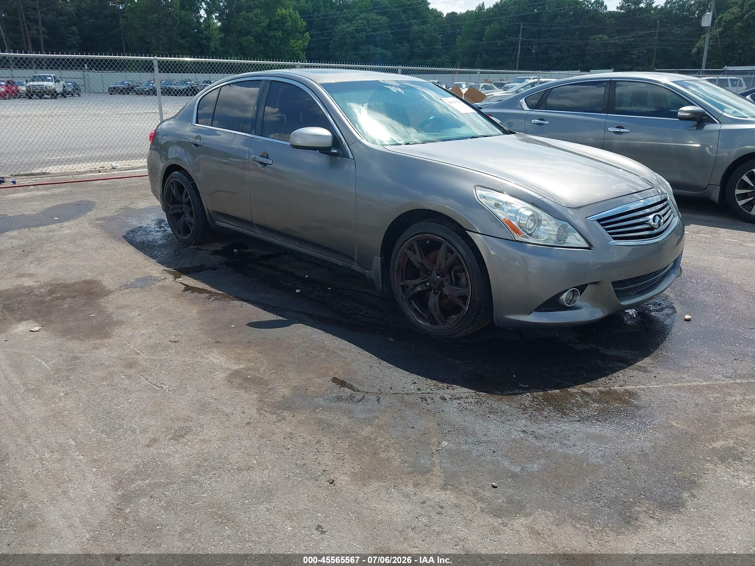 2013 Infiniti G37 Journey Gray vin: JN1CV6AP9DM717236