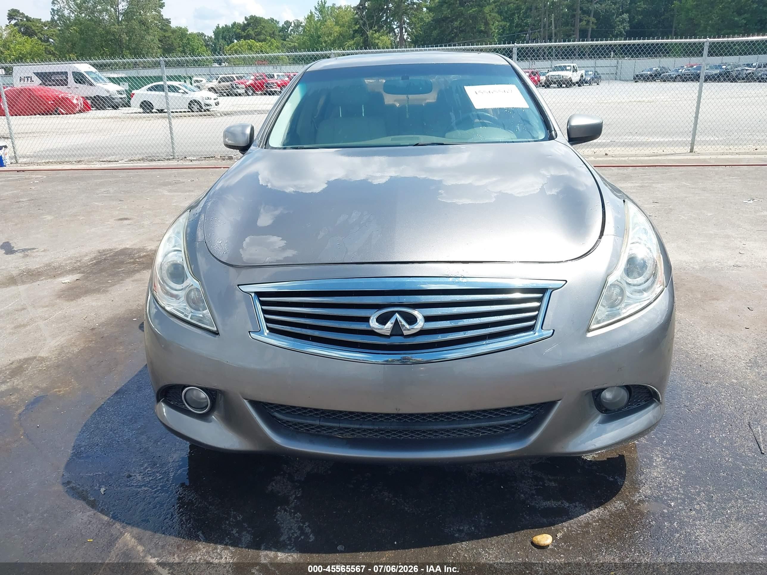 2013 Infiniti G37 Journey Gray vin: JN1CV6AP9DM717236