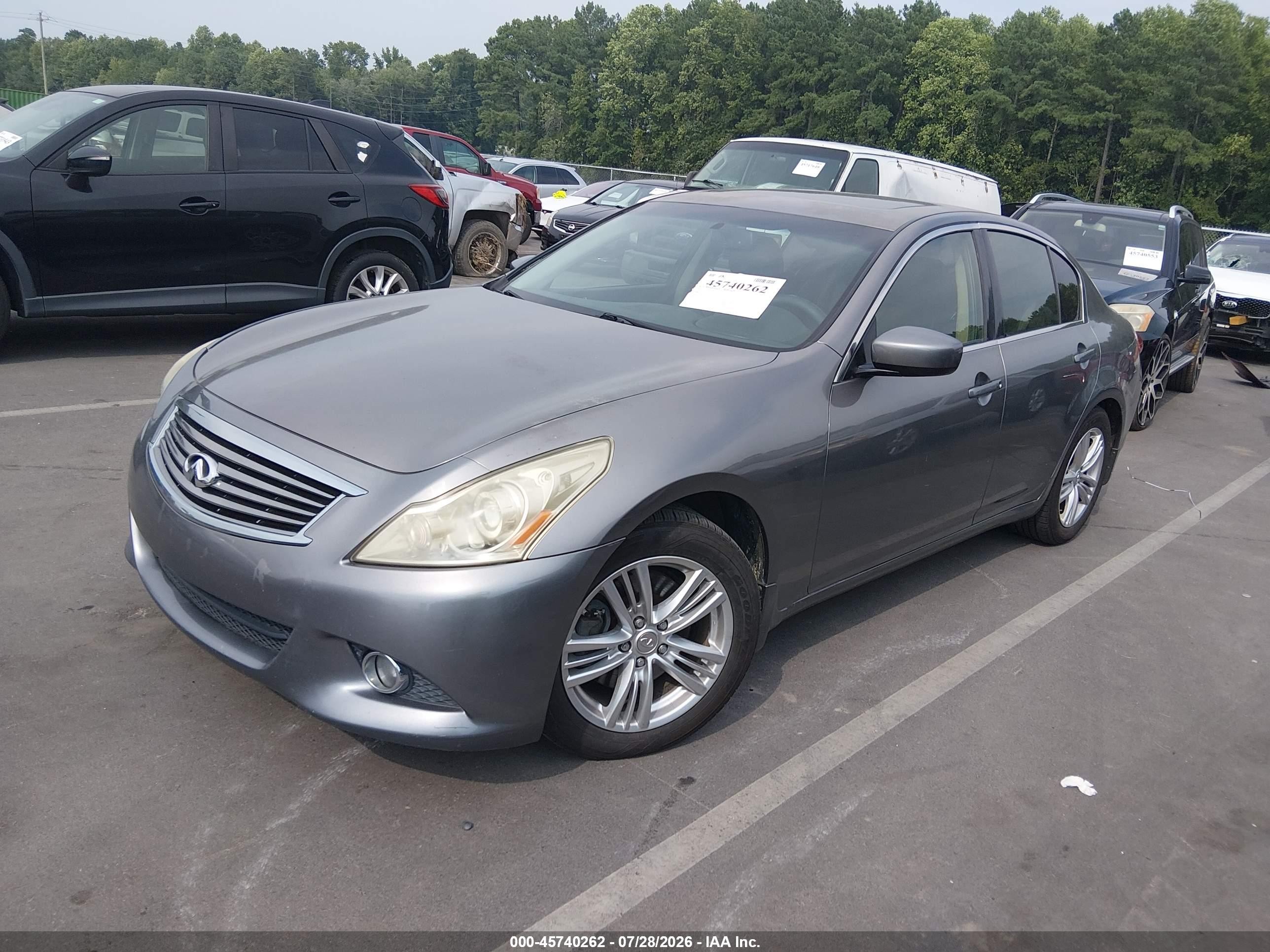 2013 Infiniti G37 Journey Gray vin: JN1CV6AP9DM723294