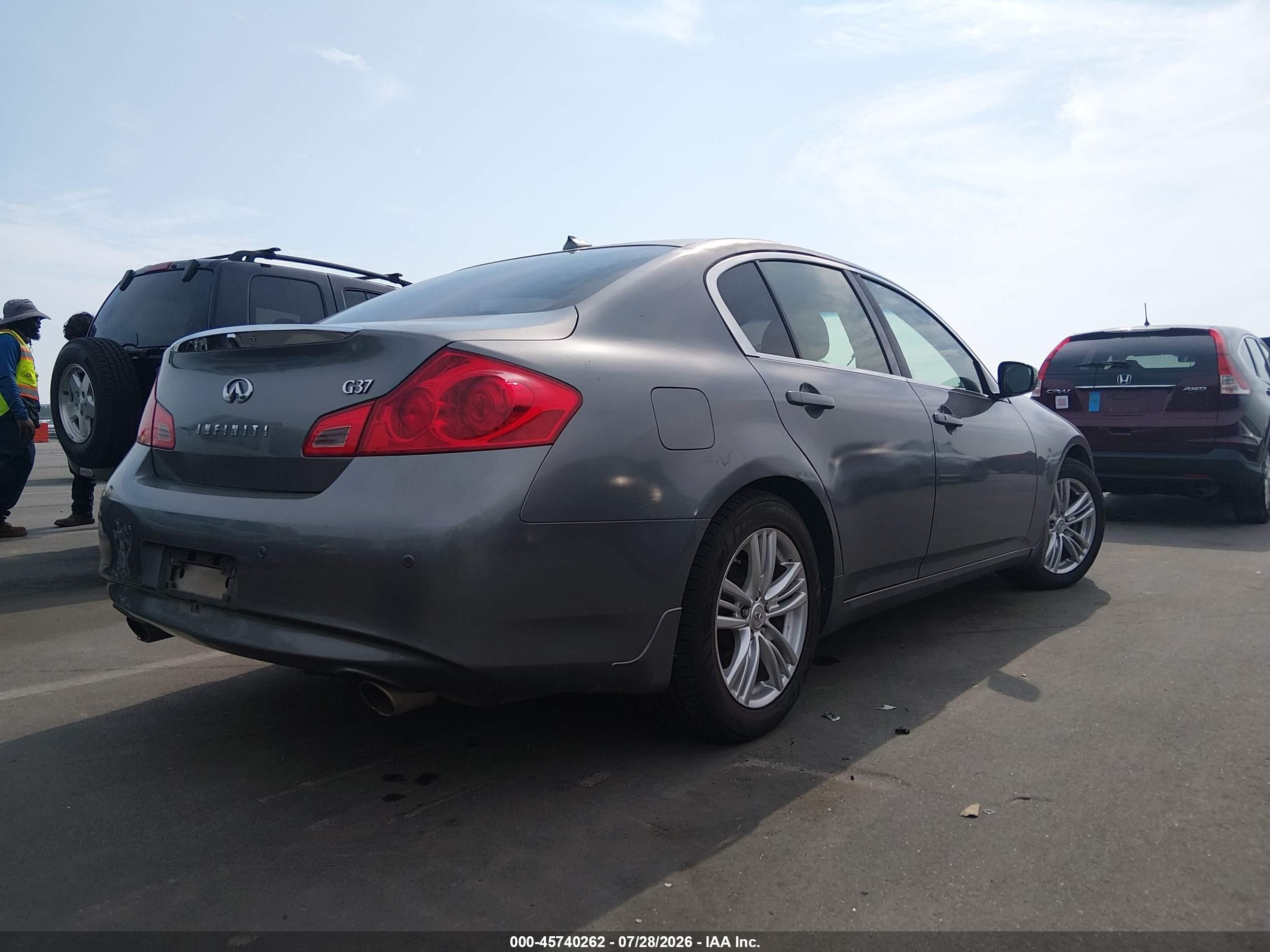 2013 Infiniti G37 Journey Gray vin: JN1CV6AP9DM723294