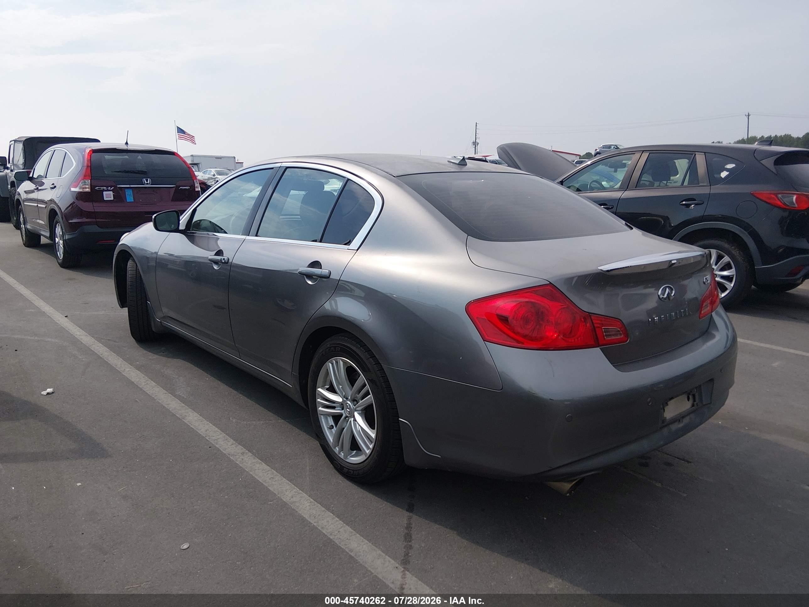 2013 Infiniti G37 Journey Gray vin: JN1CV6AP9DM723294