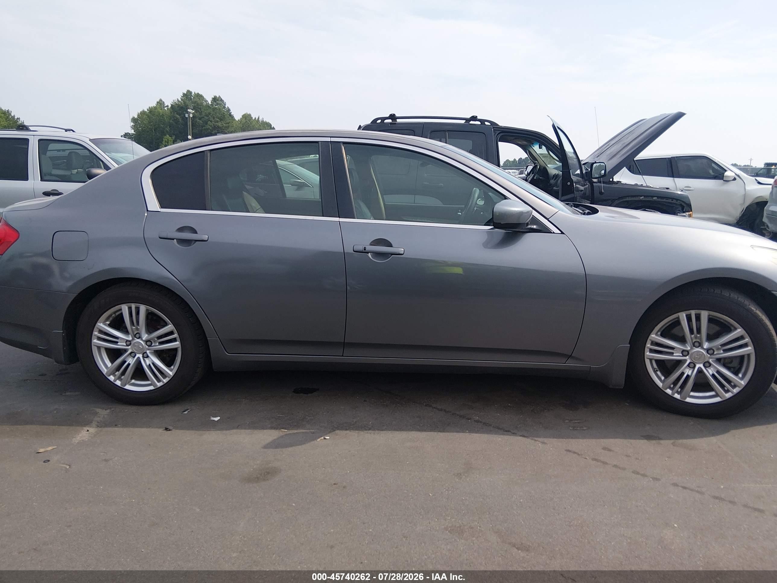 2013 Infiniti G37 Journey Gray vin: JN1CV6AP9DM723294