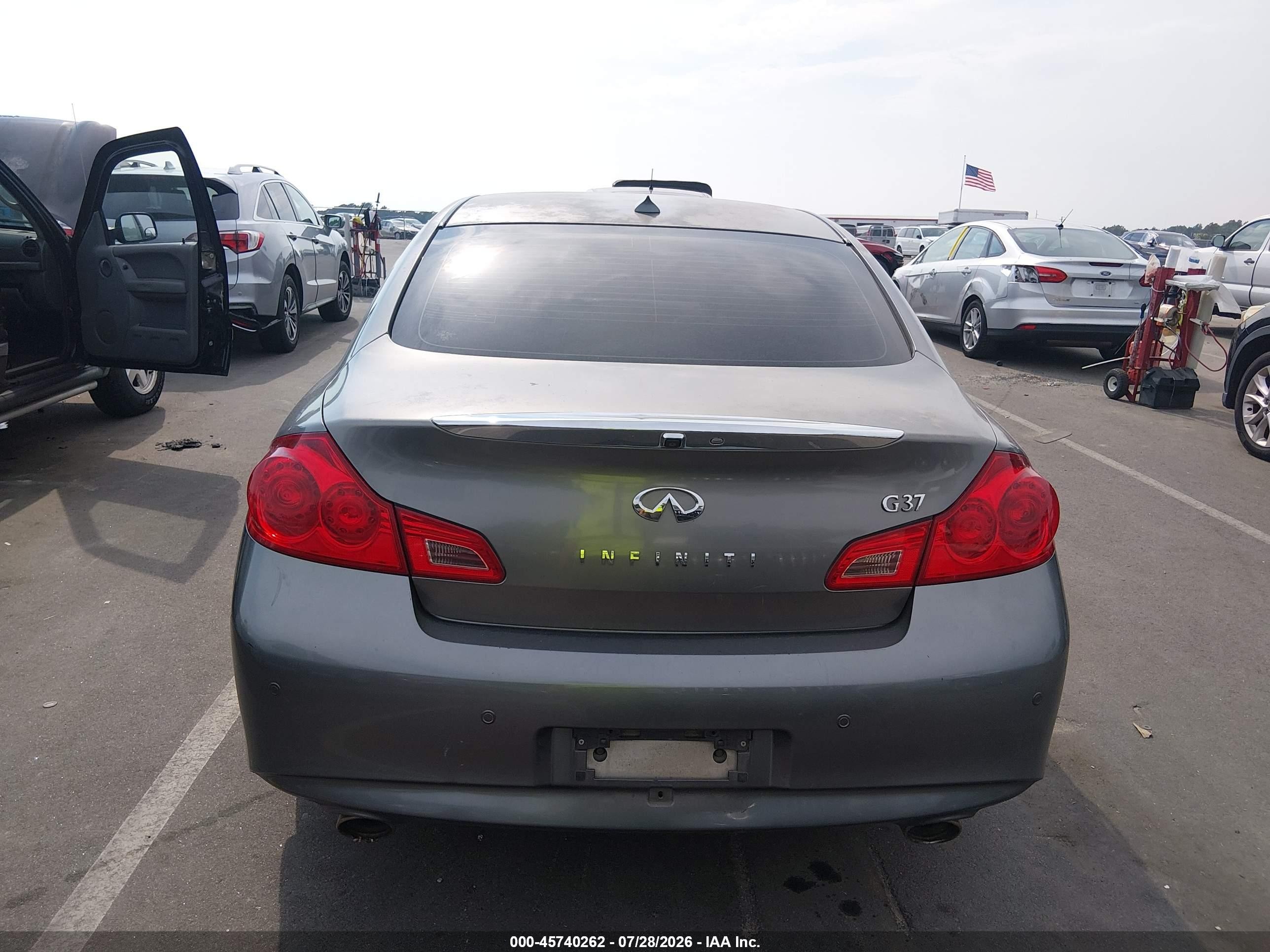 2013 Infiniti G37 Journey Gray vin: JN1CV6AP9DM723294