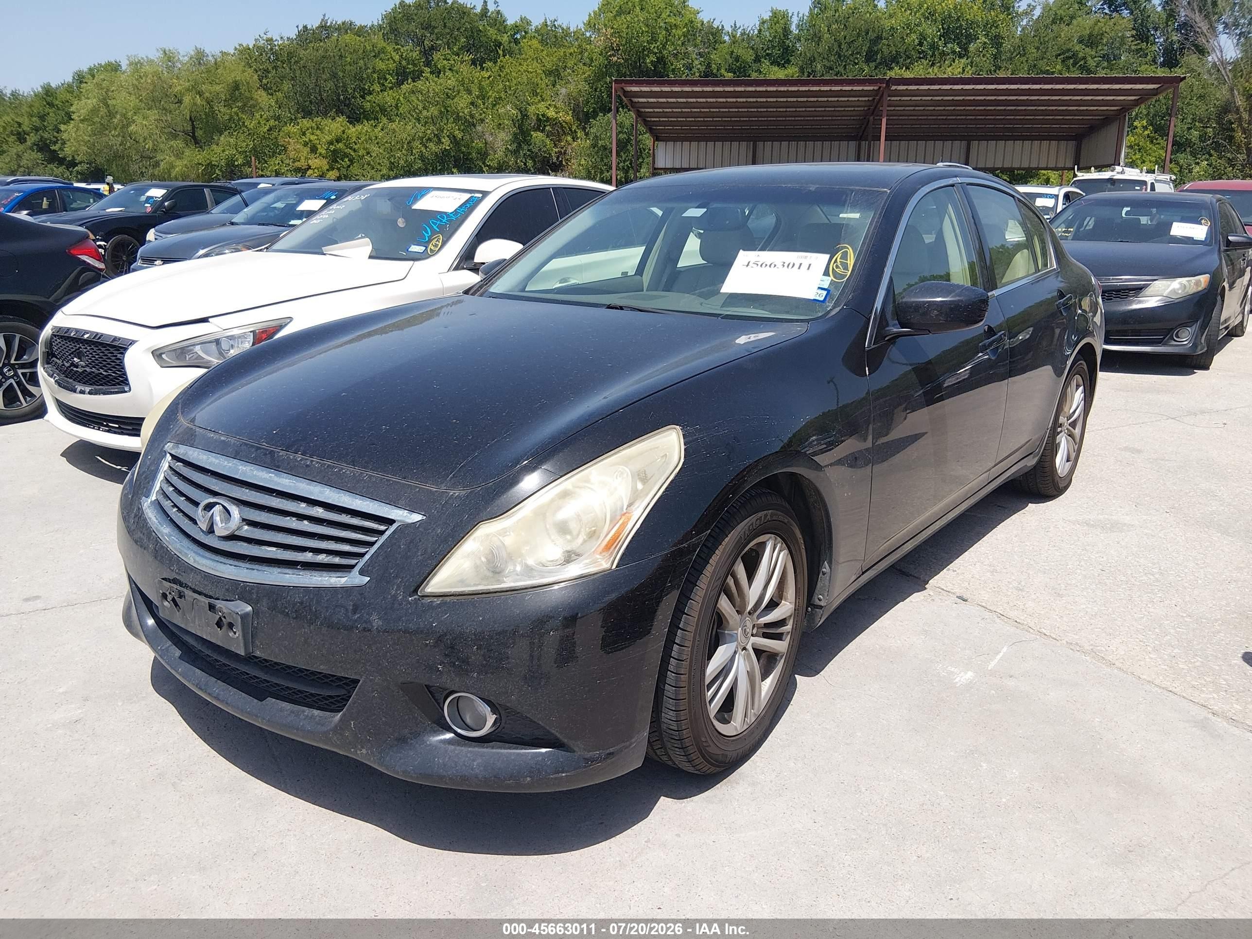 2013 Infiniti G37 Journey Black vin: JN1CV6AP9DM725398