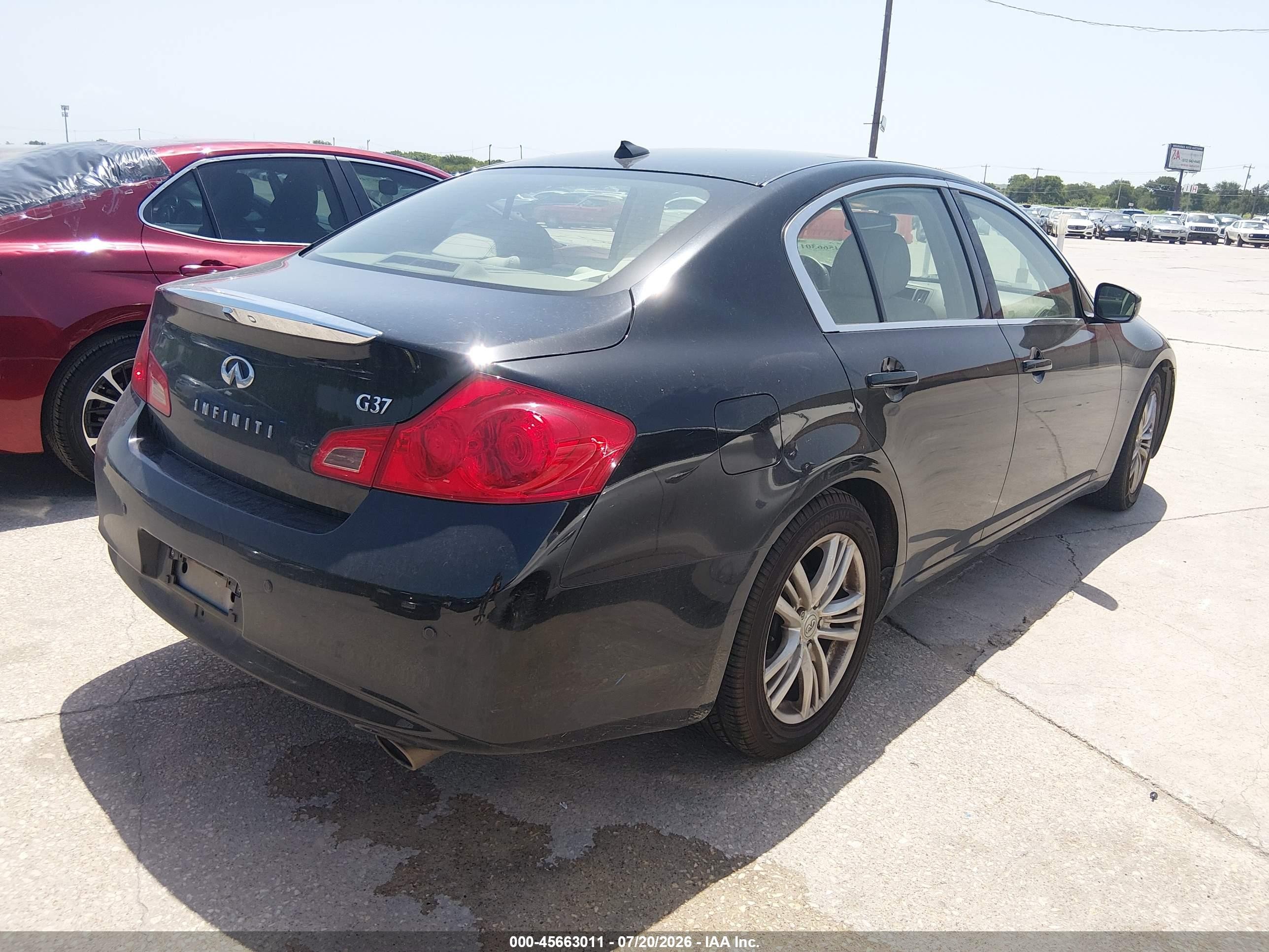 2013 Infiniti G37 Journey Black vin: JN1CV6AP9DM725398