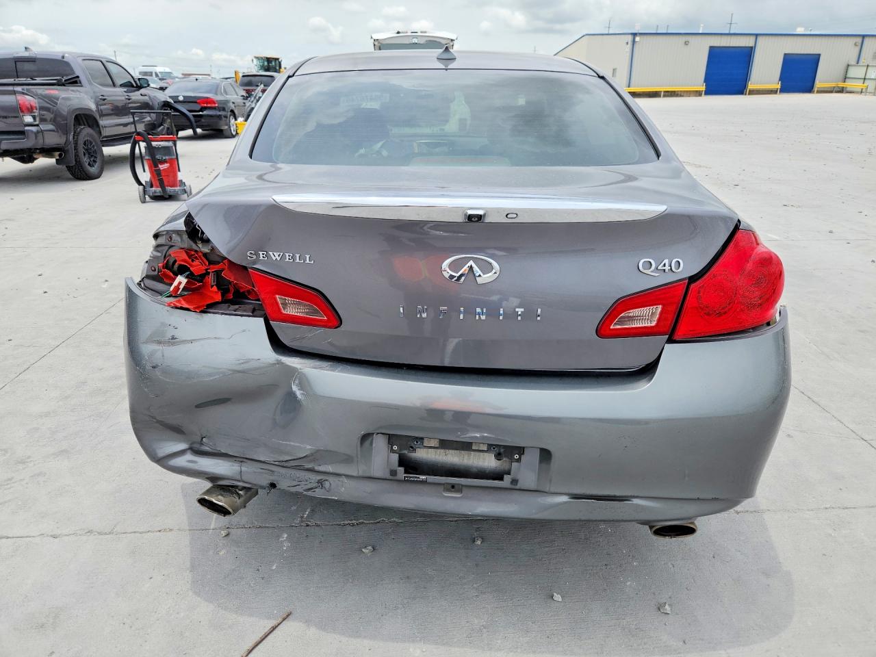 2015 Infiniti Q40 Base Gray vin: JN1CV6AP9FM500143