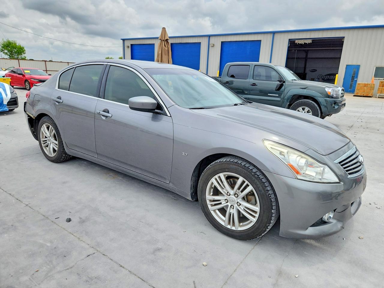 2015 Infiniti Q40 Base Gray vin: JN1CV6AP9FM500143