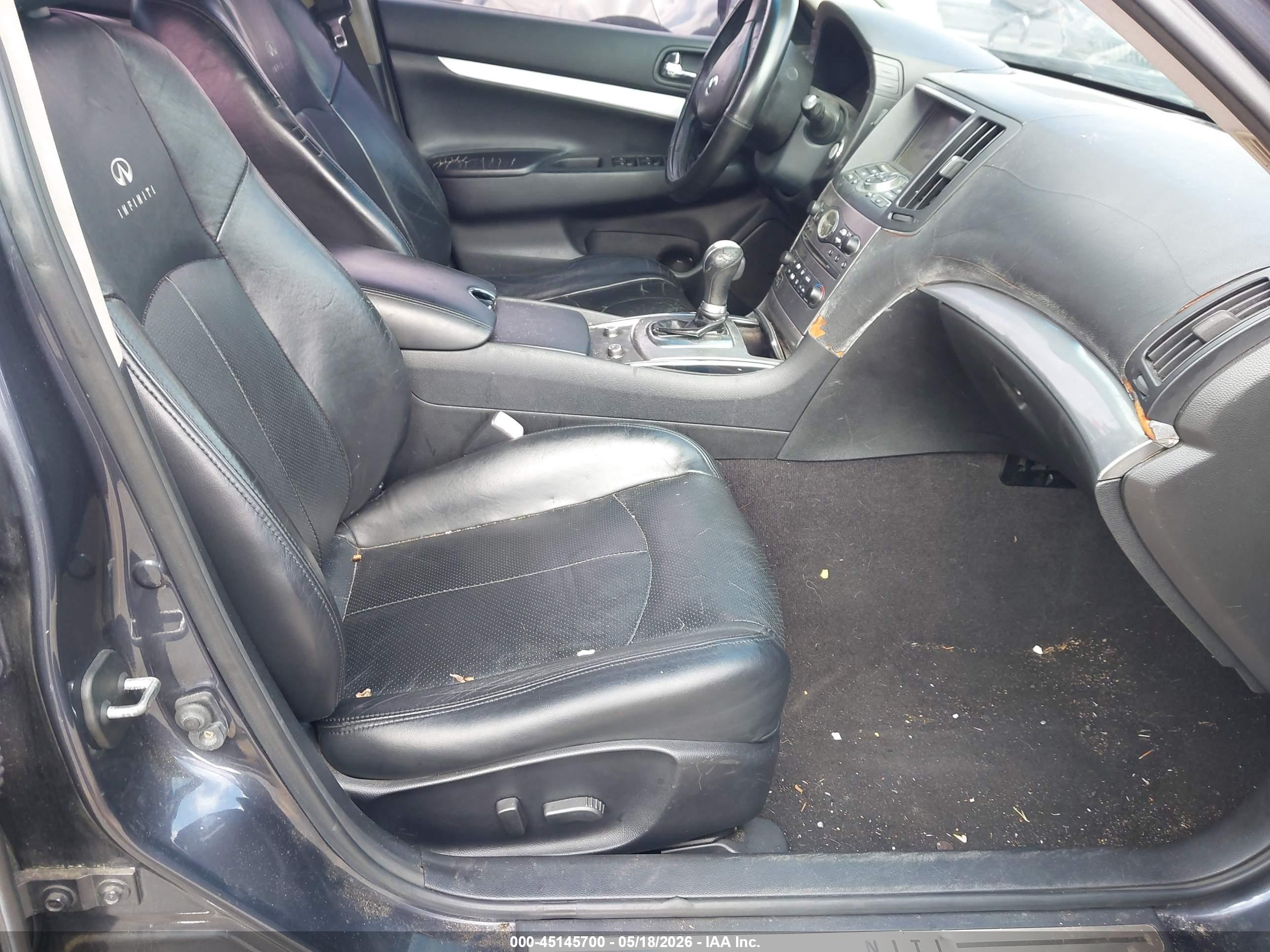 2010 Infiniti G37 Journey Черный vin: JN1CV6APXAM202614