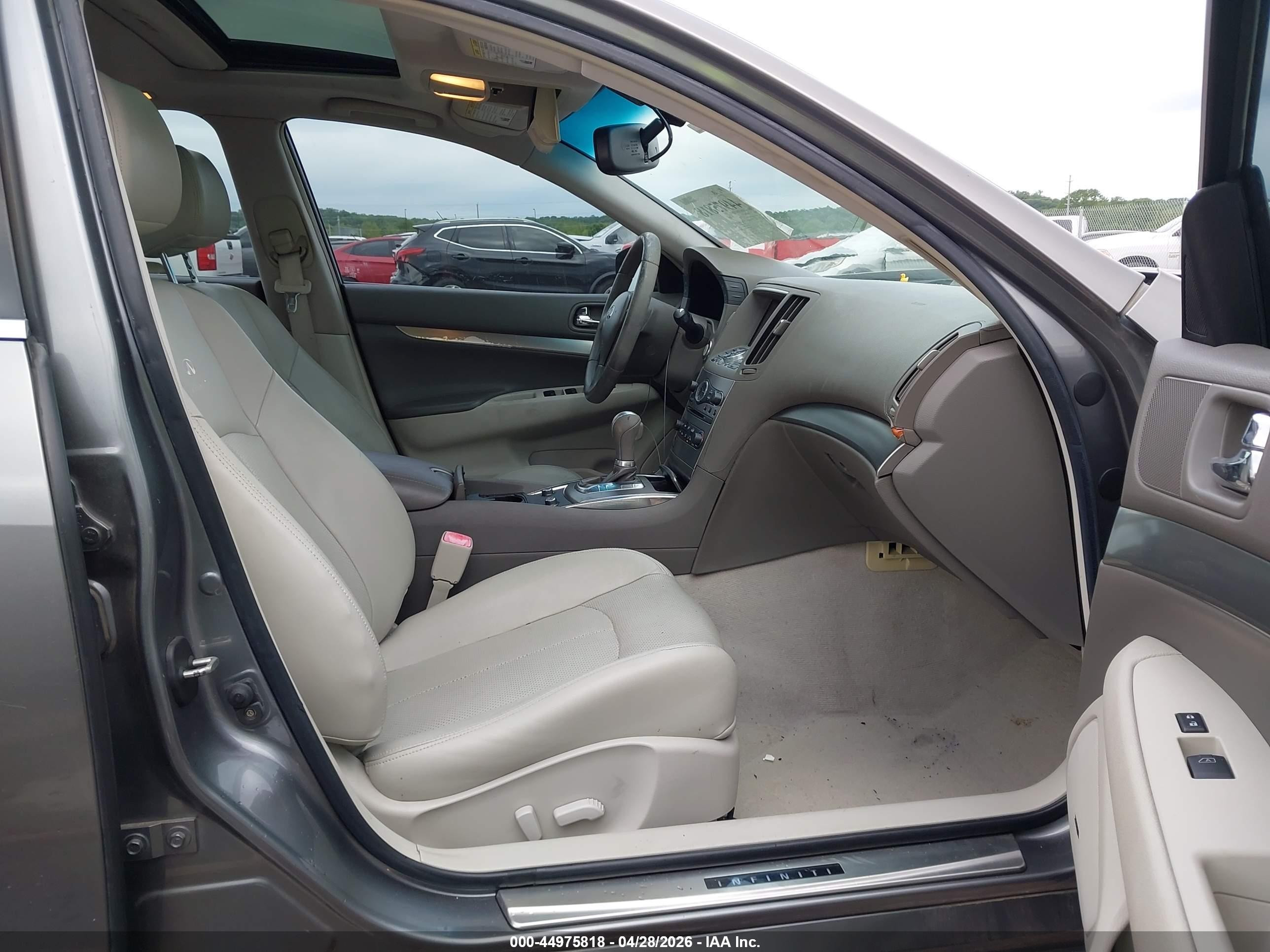 2010 Infiniti G37 Journey Серый vin: JN1CV6APXAM405390