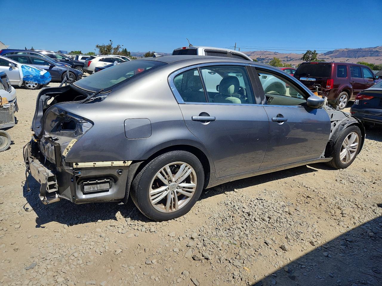 2010 Infiniti G37 Sedan Base Gray vin: JN1CV6APXAM406927