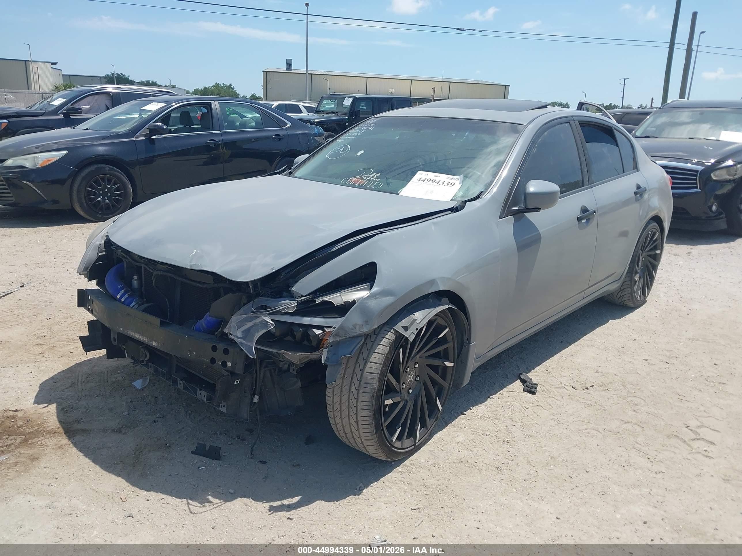 2011 Infiniti G37 Journey Gray vin: JN1CV6APXBM501604