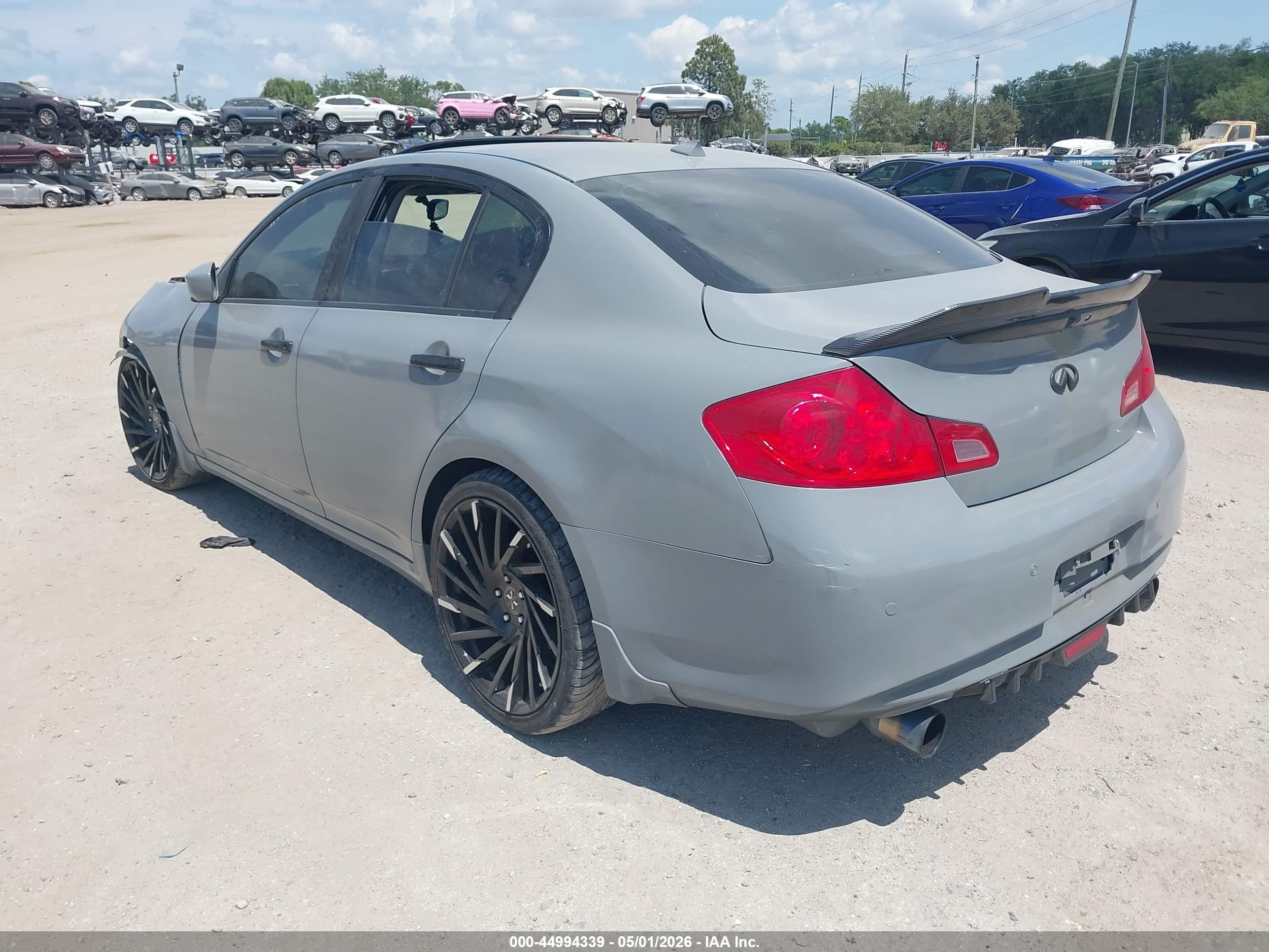 2011 Infiniti G37 Journey Gray vin: JN1CV6APXBM501604