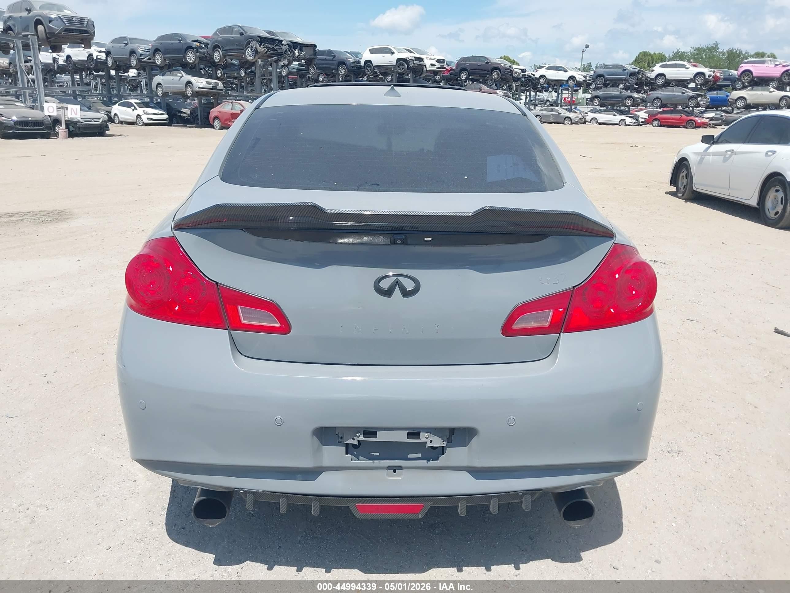 2011 Infiniti G37 Journey Gray vin: JN1CV6APXBM501604