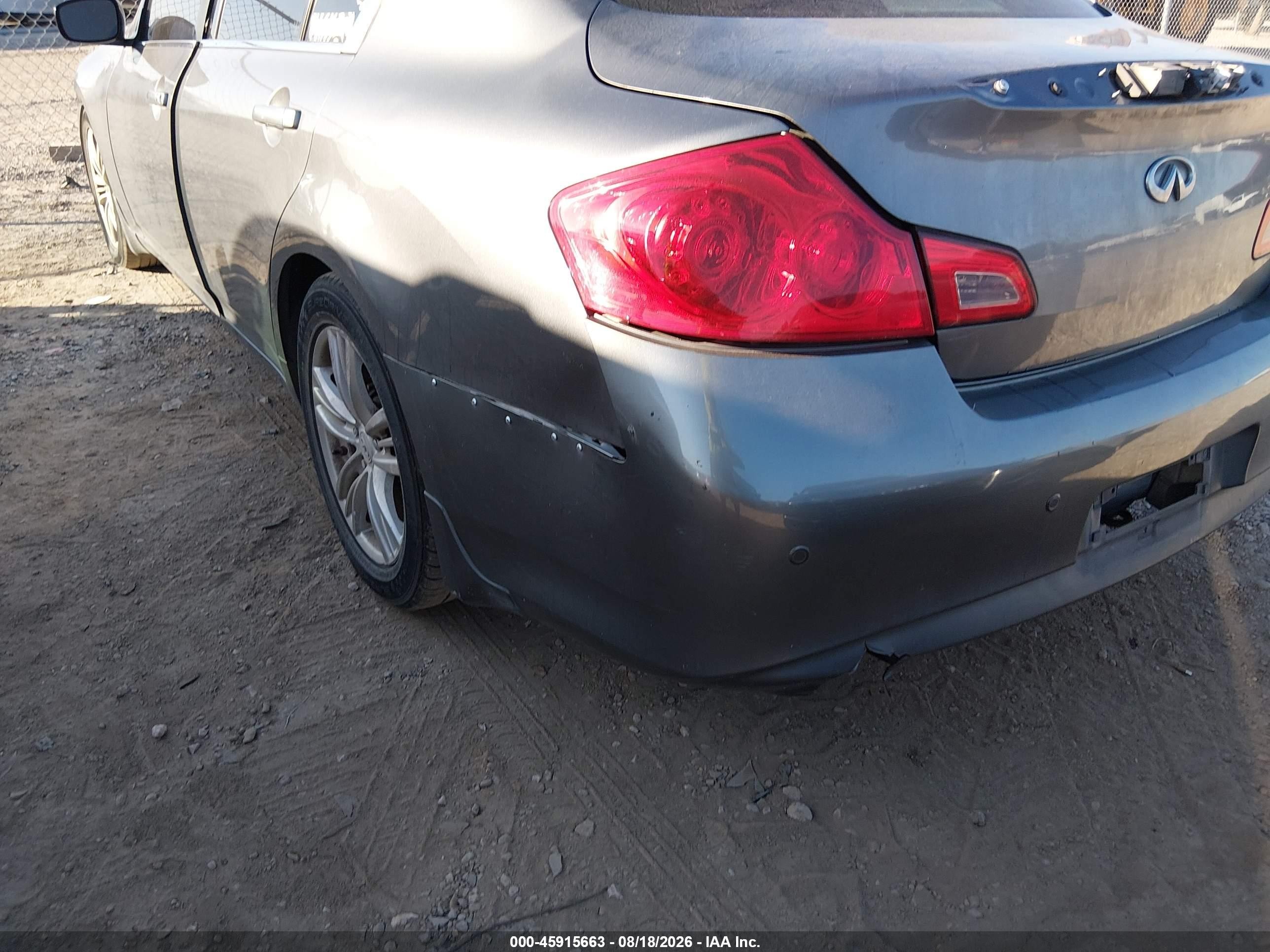 2011 Infiniti G37 Journey Серый vin: JN1CV6APXBM502753