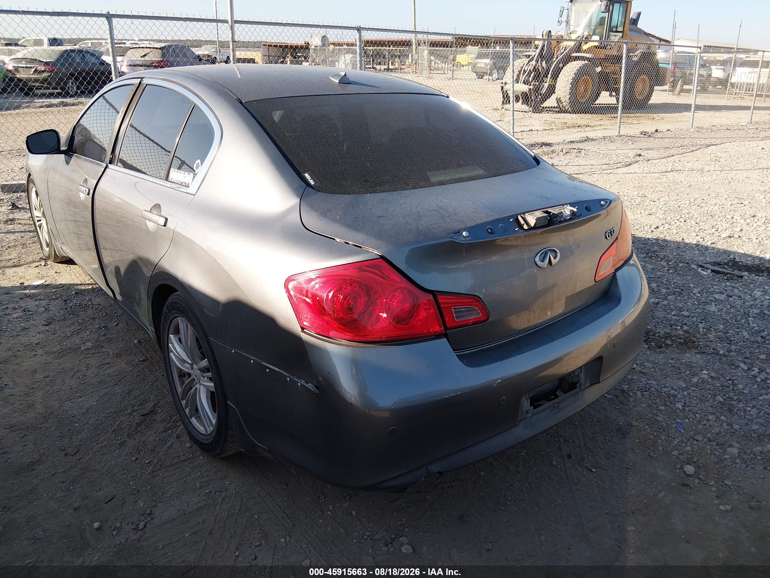 2011 Infiniti G37 Journey Серый vin: JN1CV6APXBM502753
