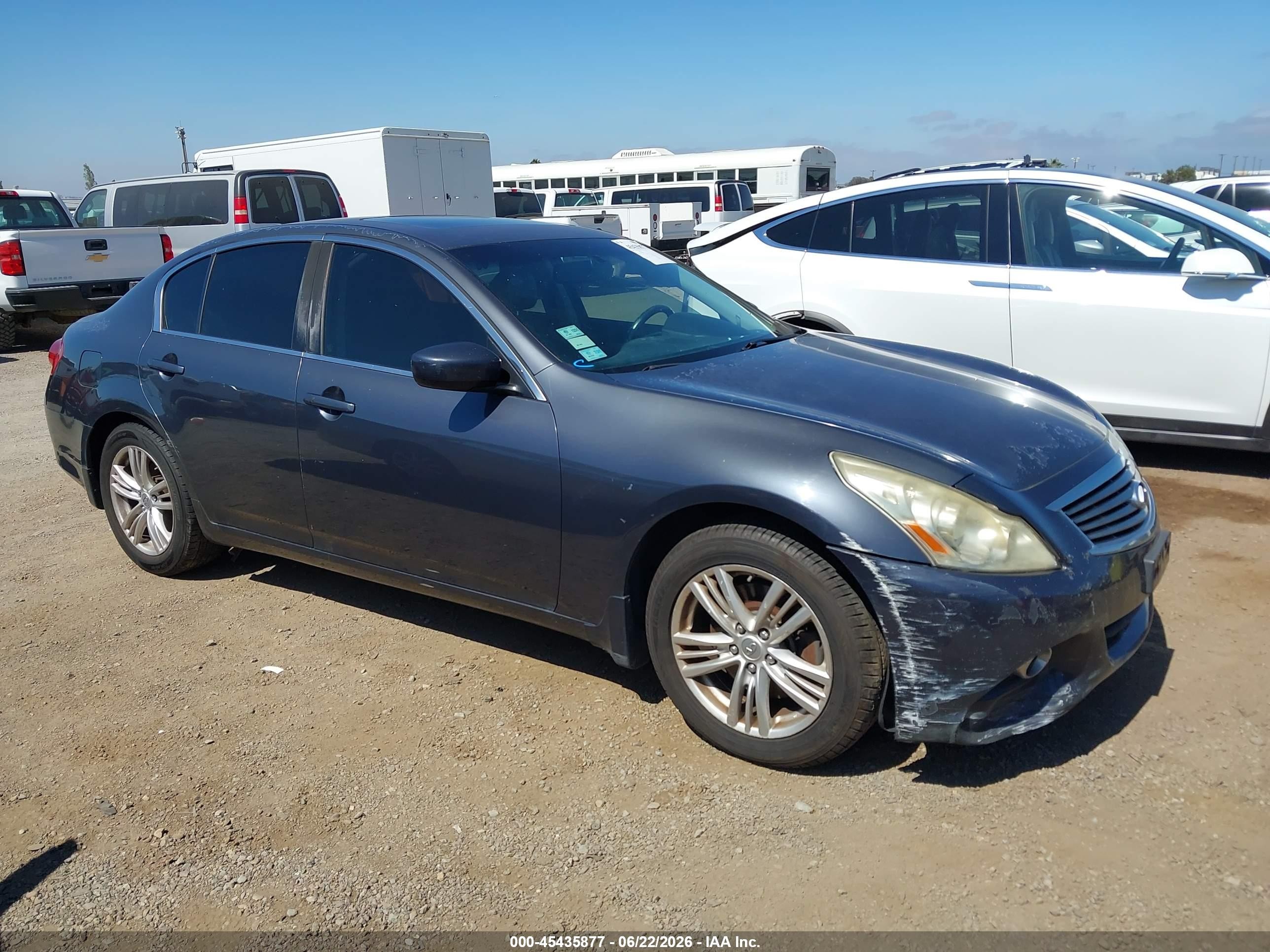 2012 Infiniti G37 Journey Серый vin: JN1CV6APXCM620268