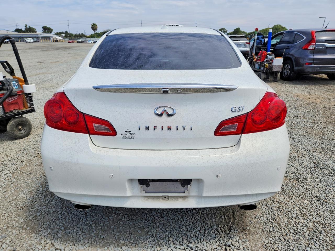 2012 Infiniti G37 Sedan Journey White vin: JN1CV6APXCM623185