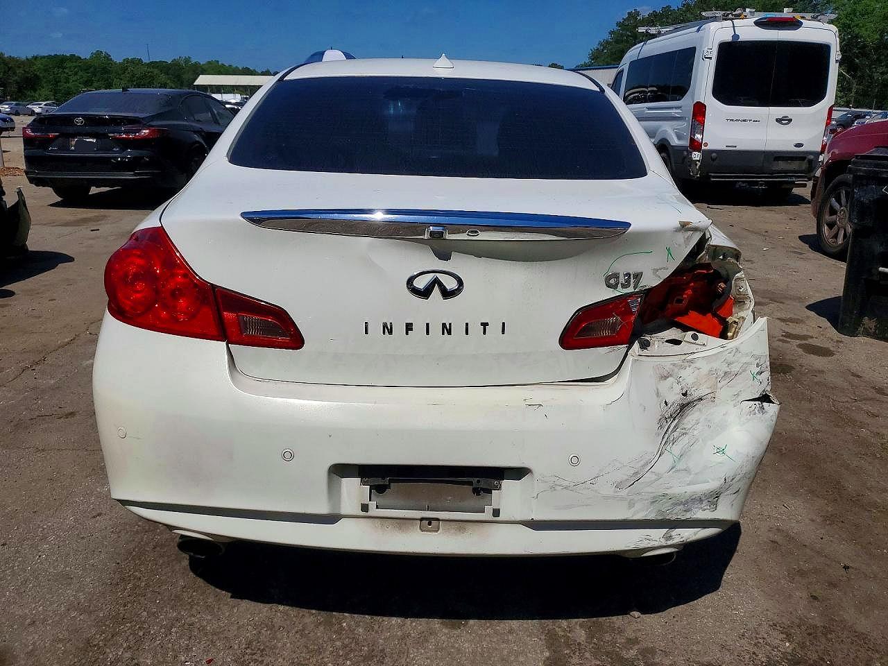 2012 Infiniti G37 Sedan Journey White vin: JN1CV6APXCM932753