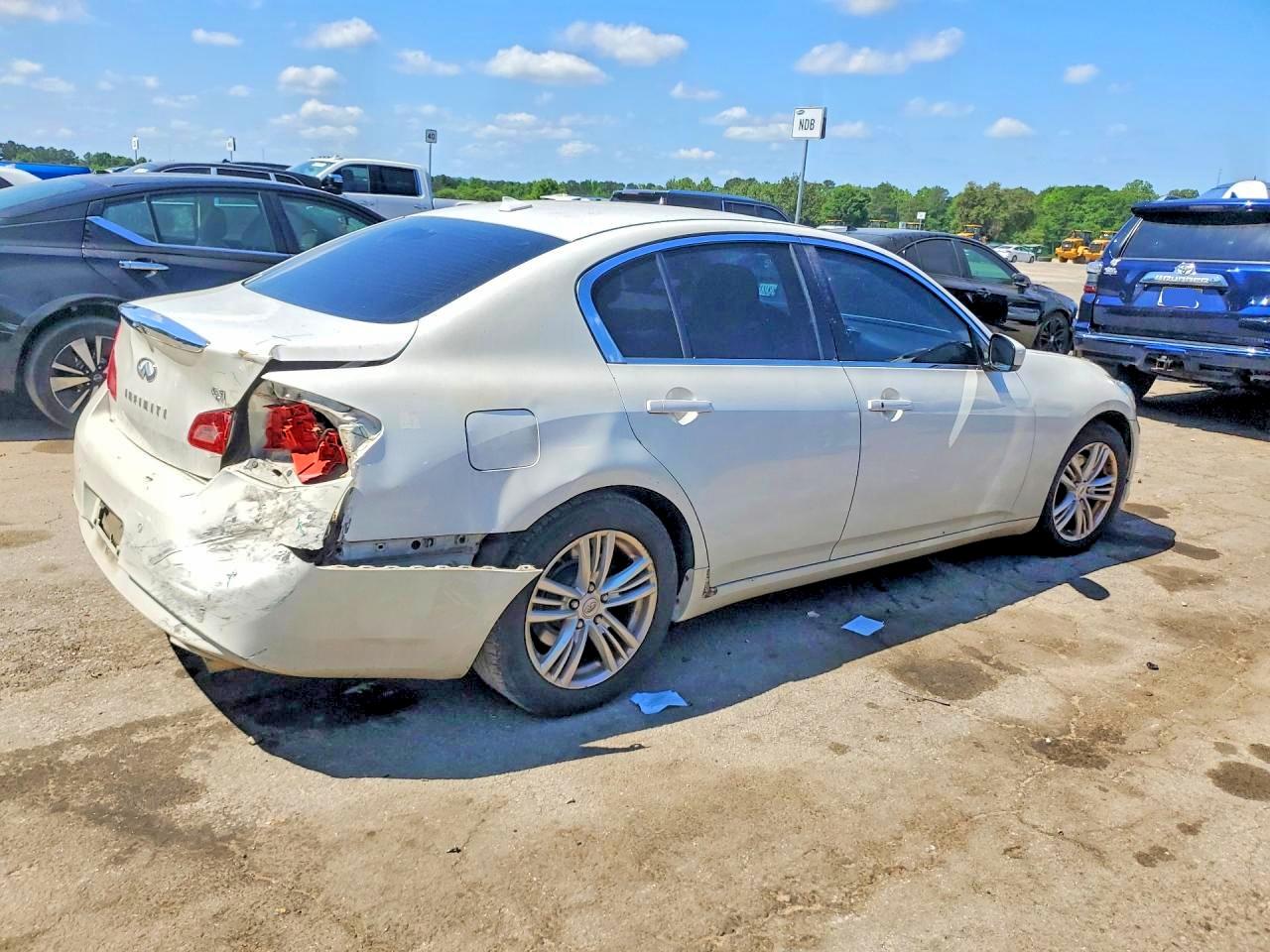 2012 Infiniti G37 Sedan Journey White vin: JN1CV6APXCM932753