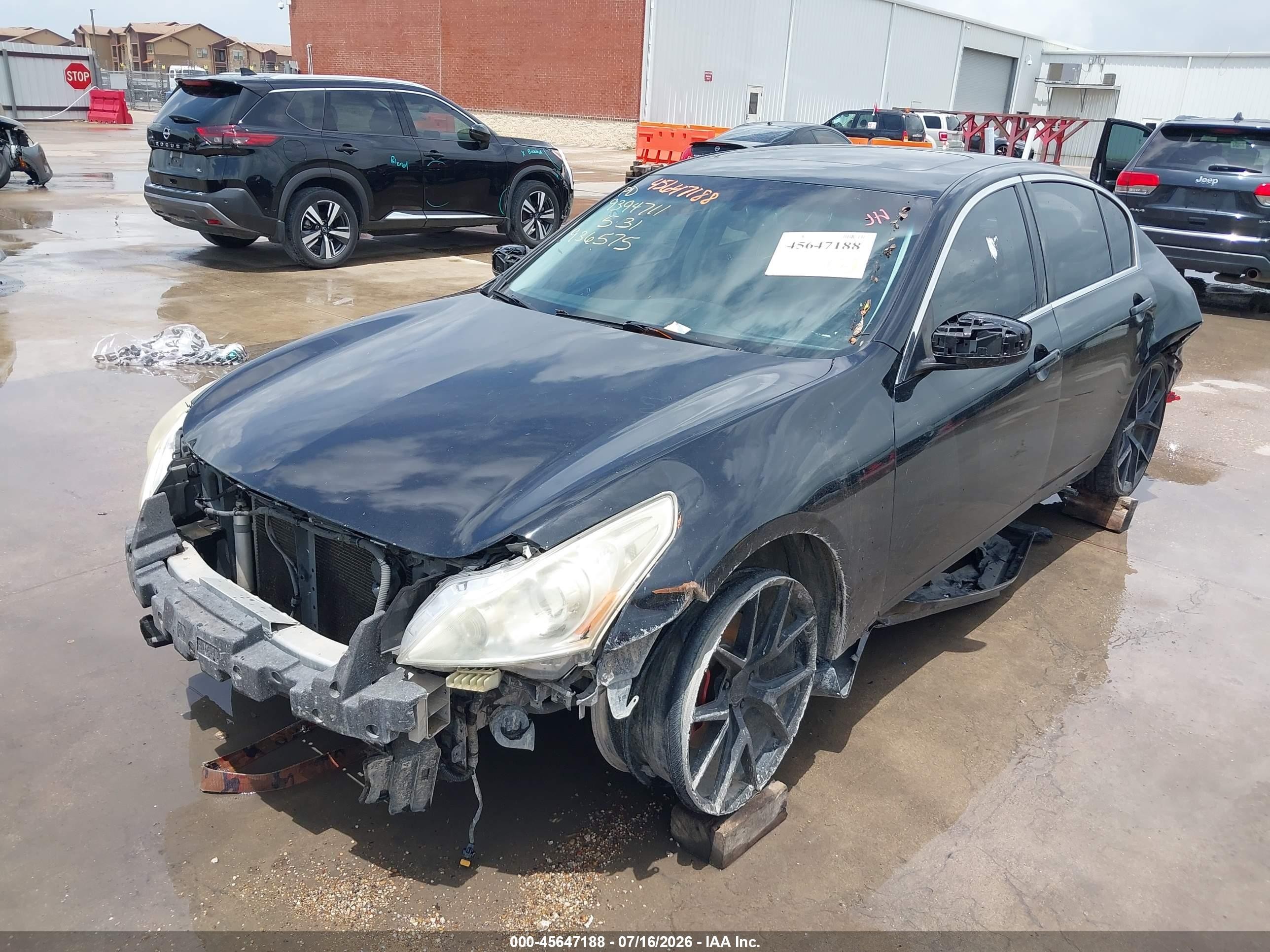 2012 Infiniti G37 Journey Black vin: JN1CV6APXCM936575