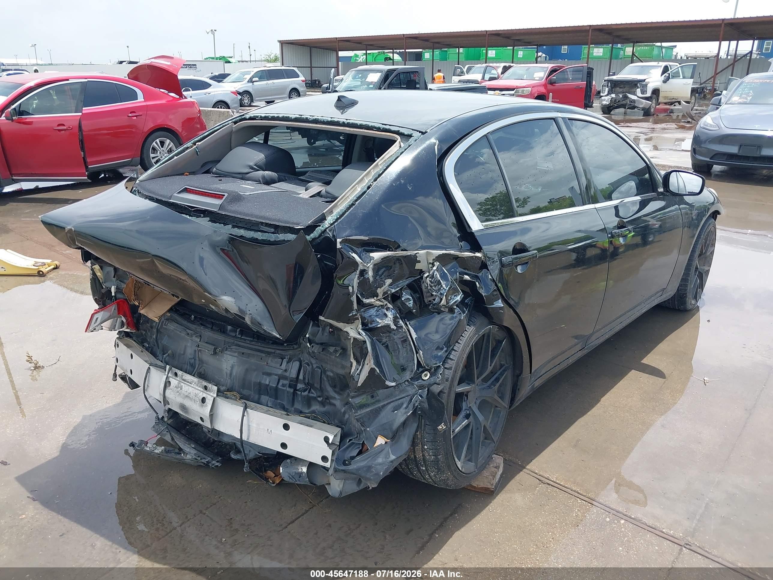 2012 Infiniti G37 Journey Black vin: JN1CV6APXCM936575