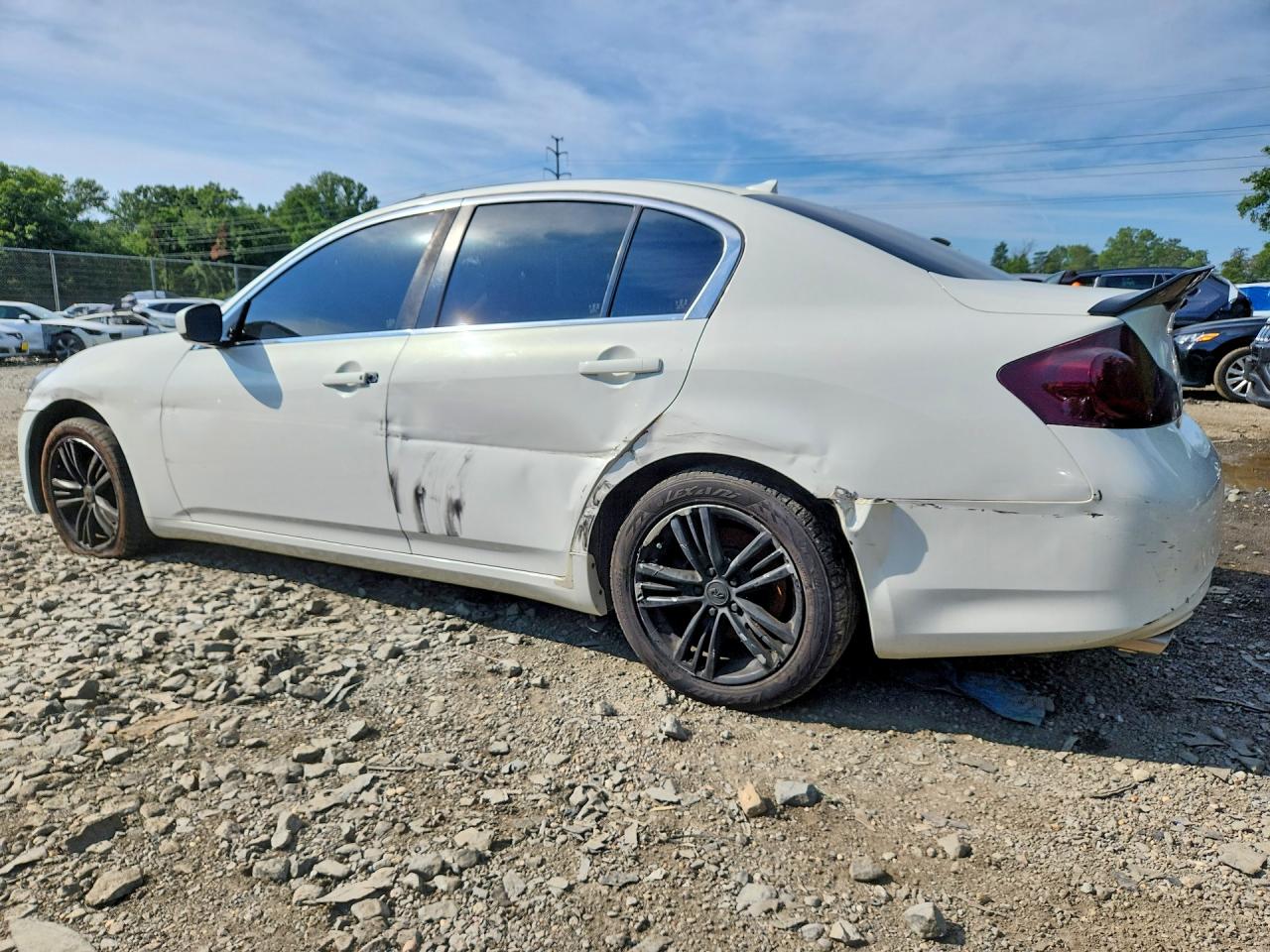 2013 Infiniti G37 Sedan Journey White vin: JN1CV6APXDM304841