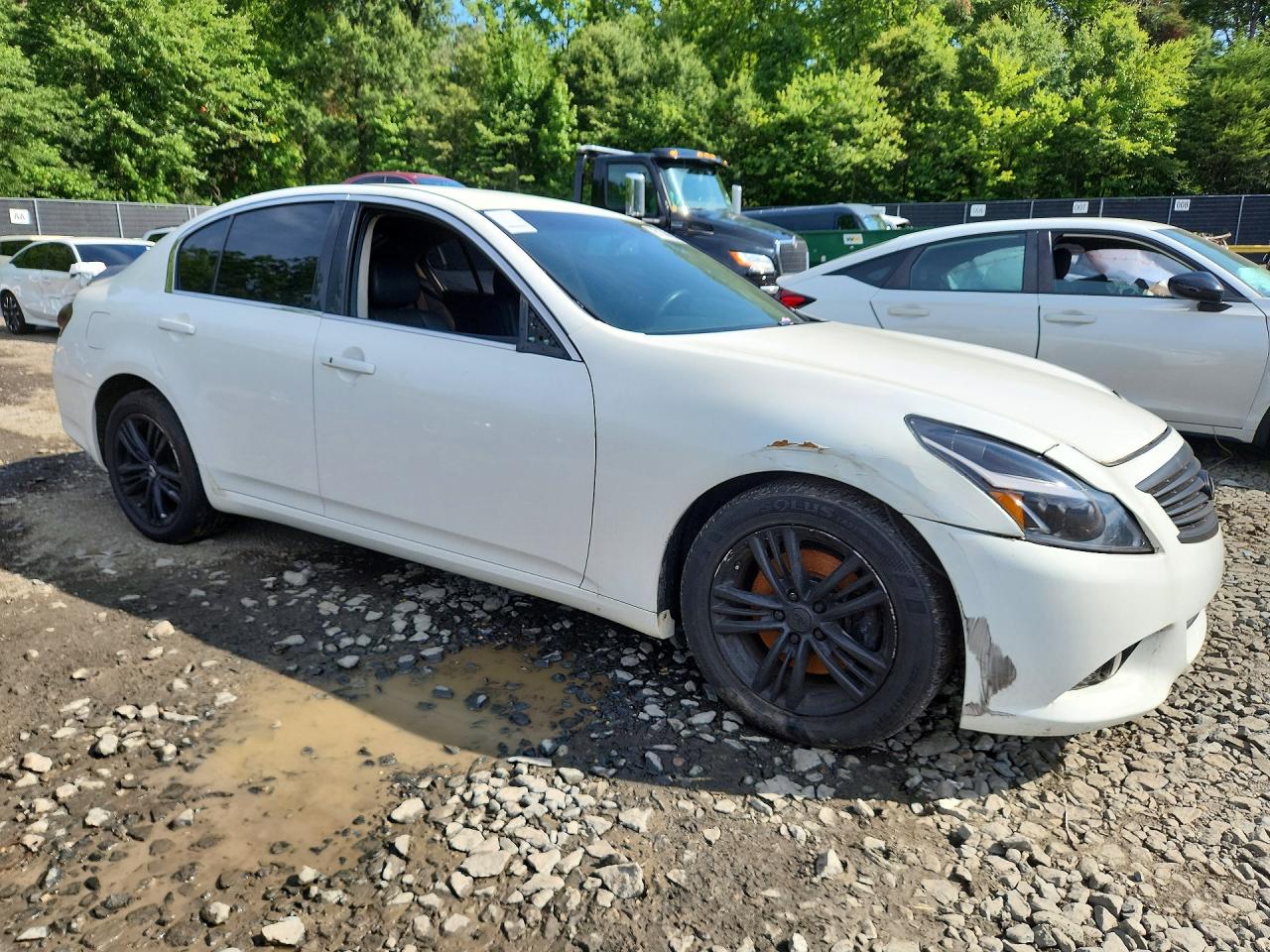 2013 Infiniti G37 Sedan Journey White vin: JN1CV6APXDM304841