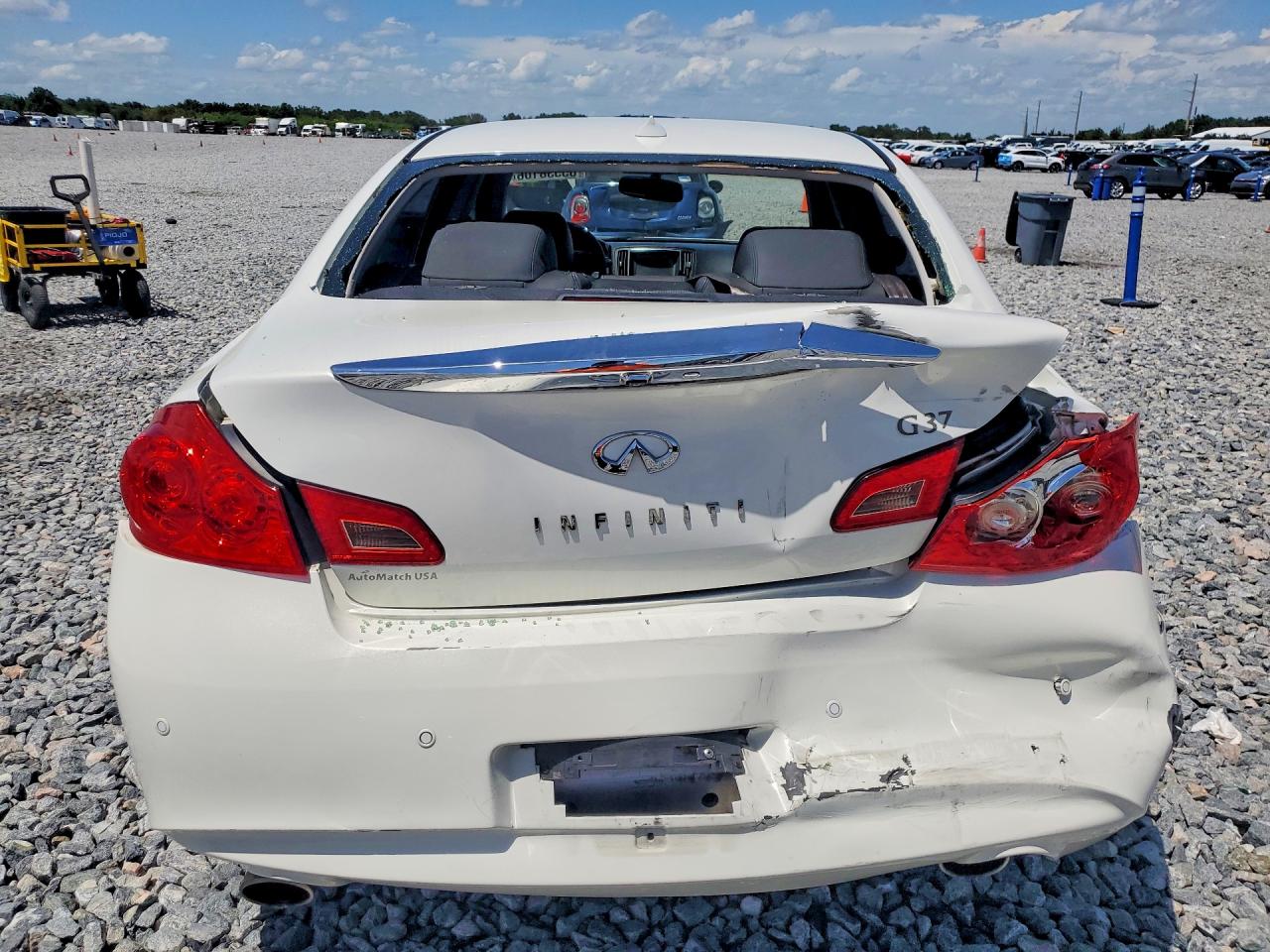 2013 Infiniti G37 Sedan Journey Белый vin: JN1CV6APXDM715186