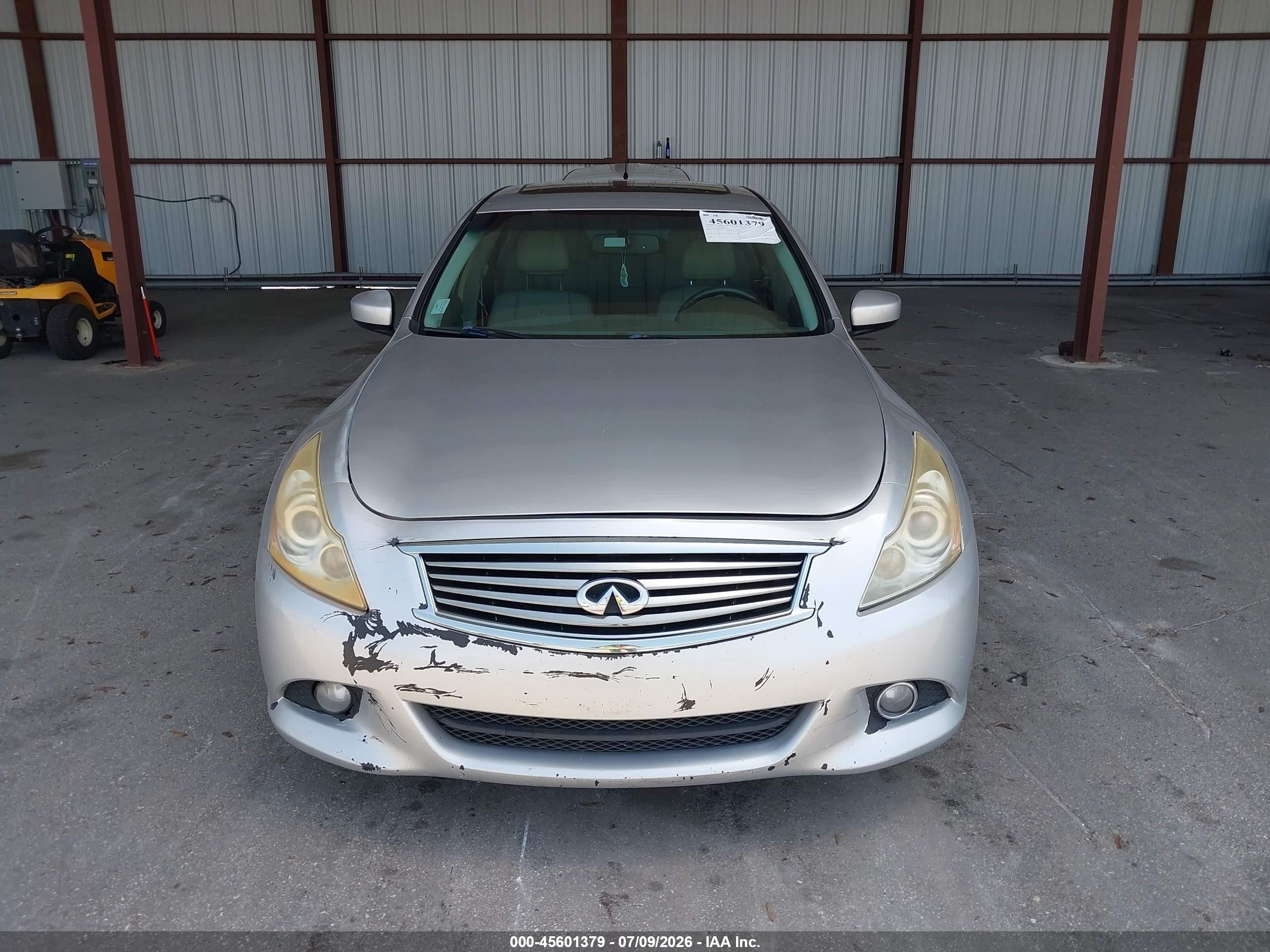 2013 Infiniti G37 Journey Silver vin: JN1CV6APXDM715849