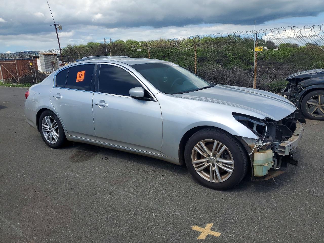 2013 Infiniti G37 Sedan Journey Silver vin: JN1CV6APXDM716614