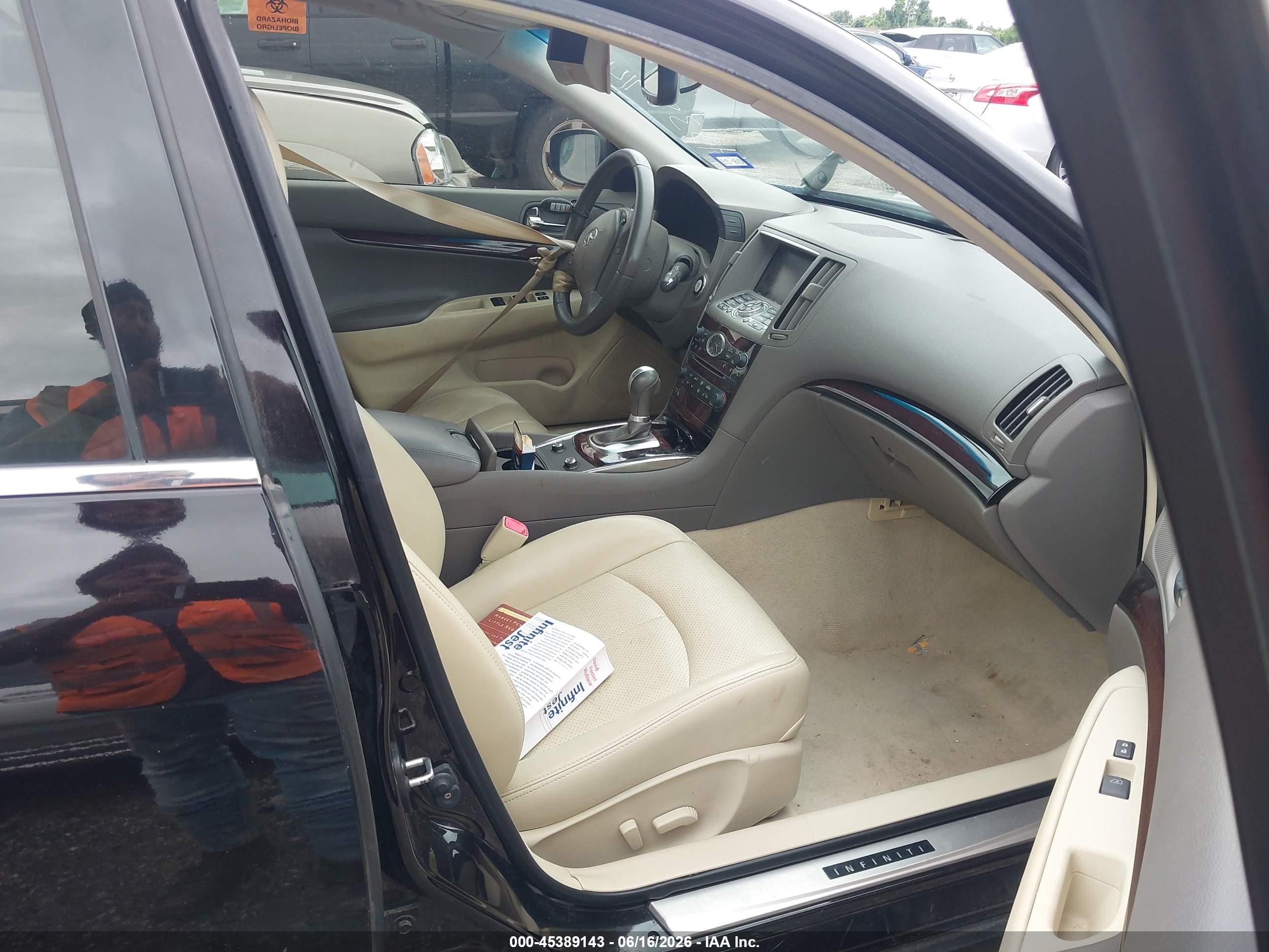 2013 Infiniti G37 Journey Черный vin: JN1CV6APXDM717181