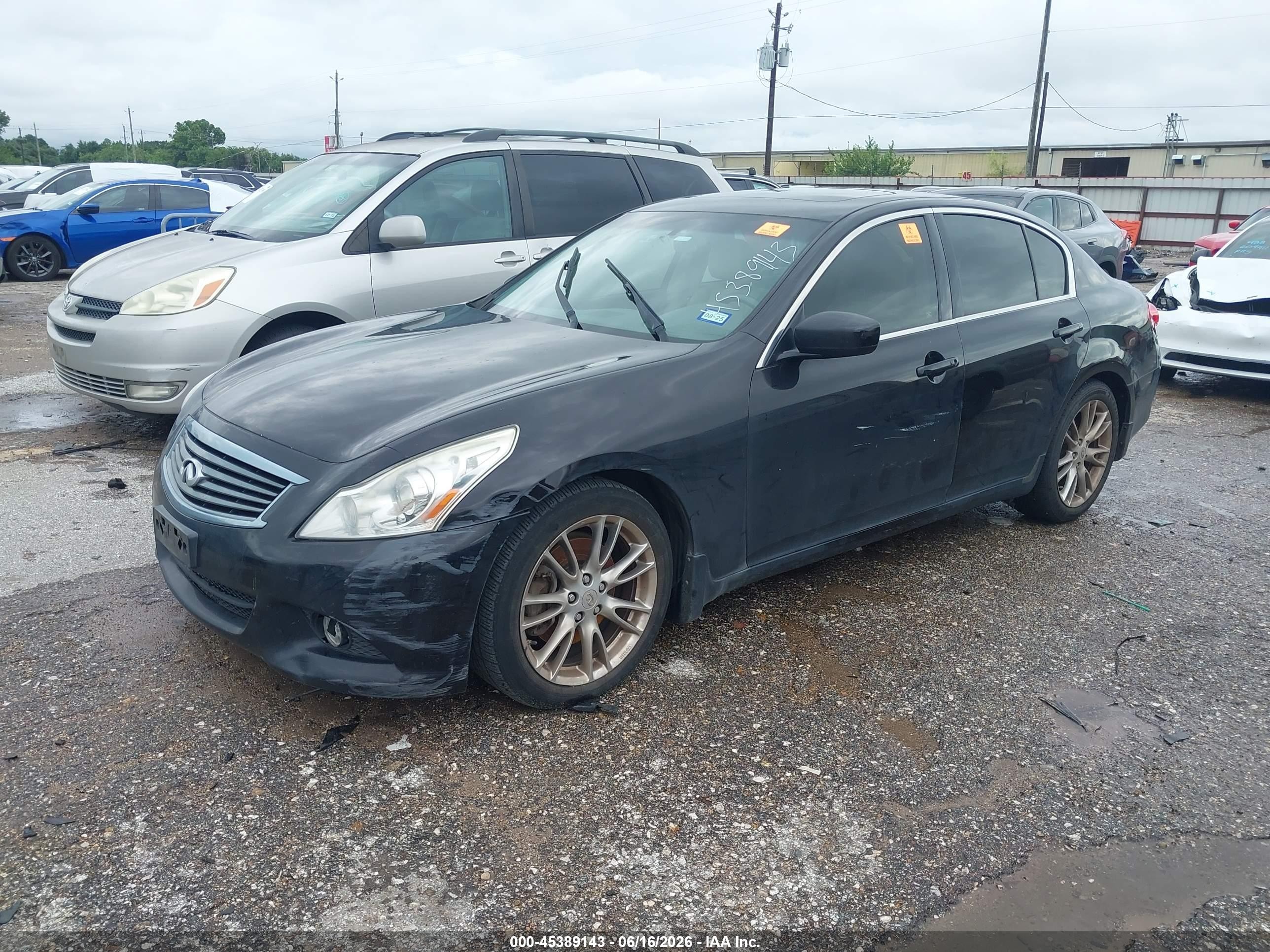 2013 Infiniti G37 Journey Черный vin: JN1CV6APXDM717181