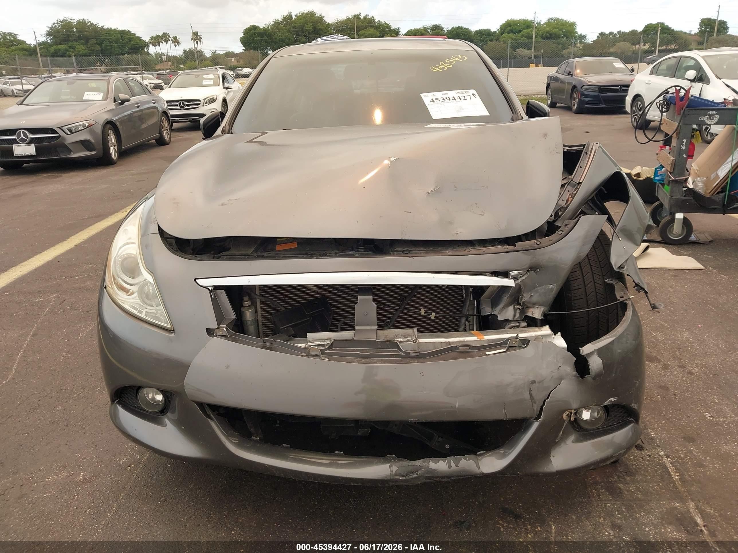 2013 Infiniti G37 Journey Gray vin: JN1CV6APXDM717892
