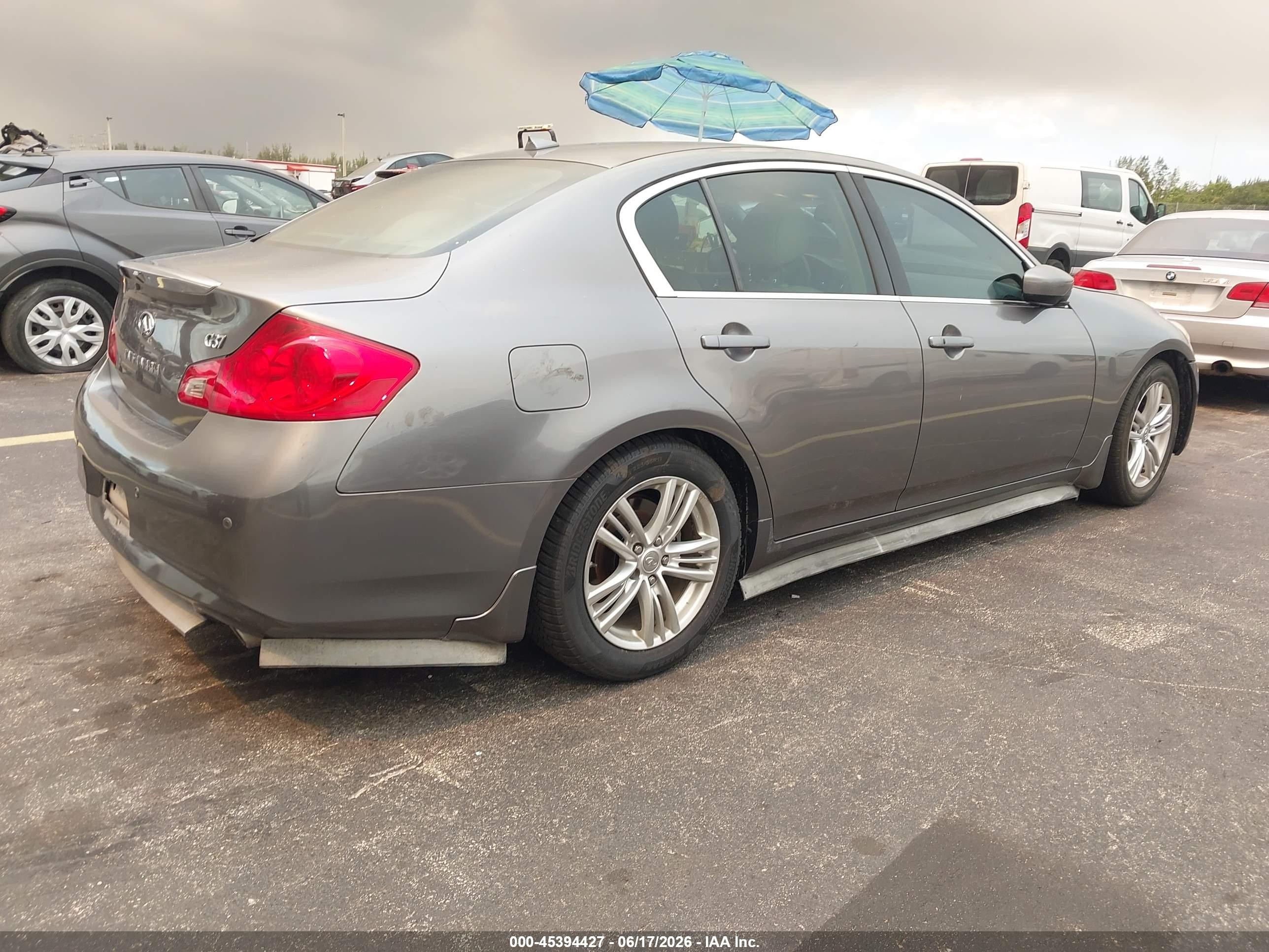 2013 Infiniti G37 Journey Gray vin: JN1CV6APXDM717892