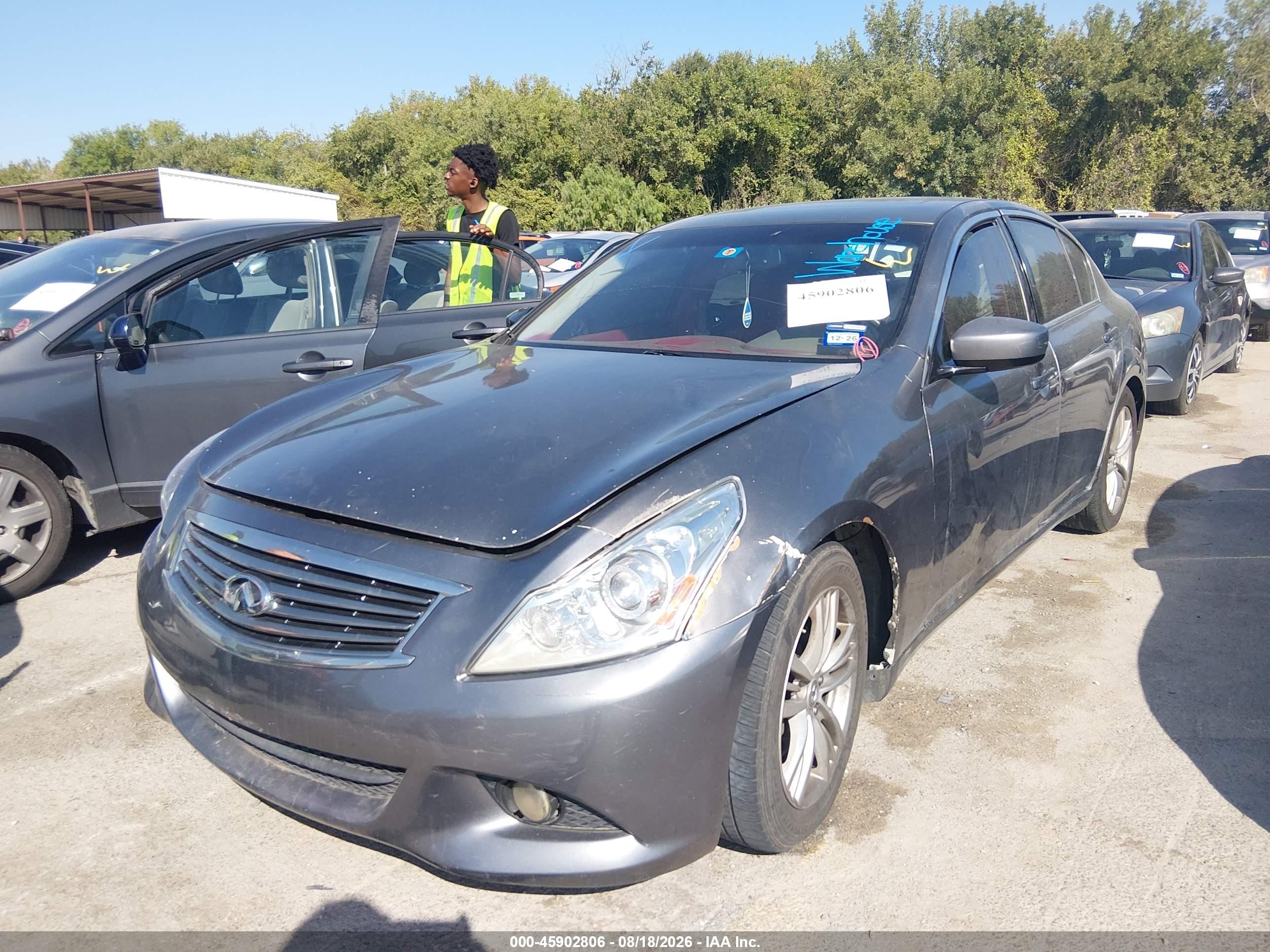 2013 Infiniti G37 Journey Серый vin: JN1CV6APXDM717987