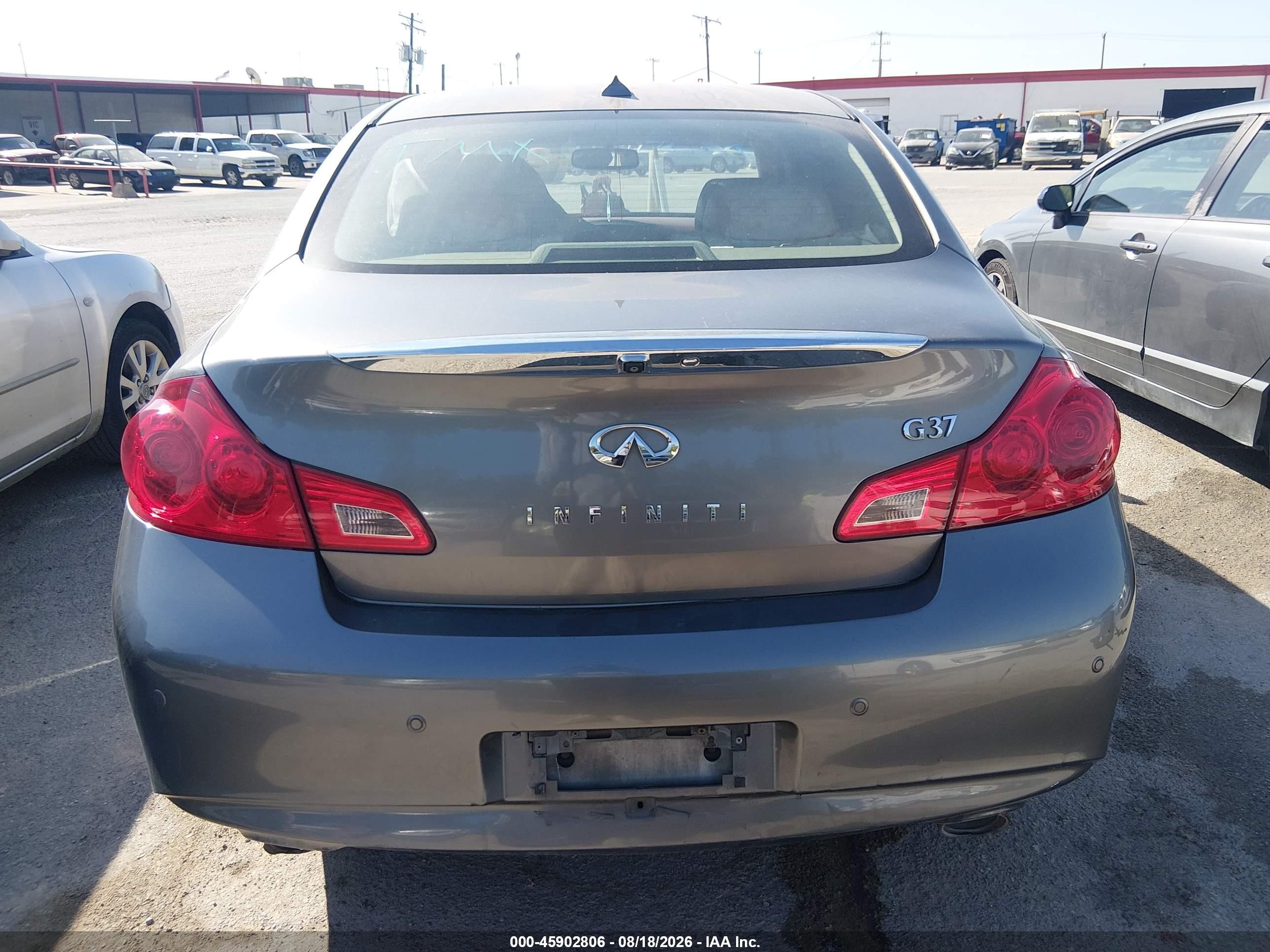 2013 Infiniti G37 Journey Серый vin: JN1CV6APXDM717987