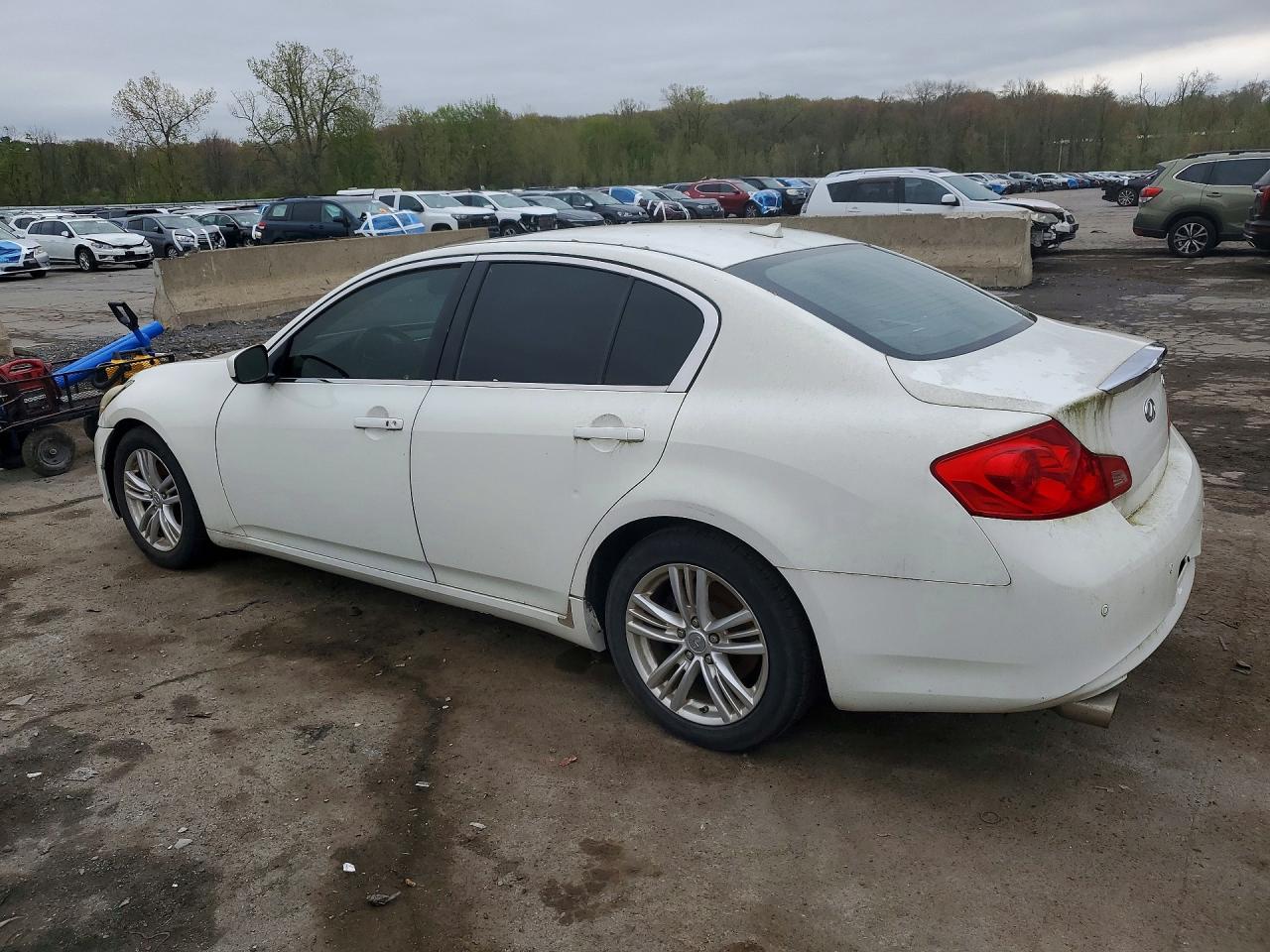 2013 Infiniti G37 Sedan Journey White vin: JN1CV6APXDM723045
