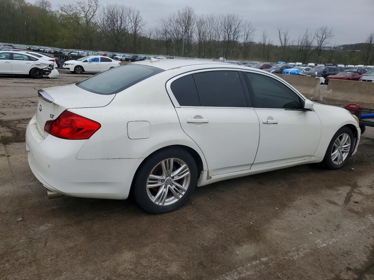 2013 Infiniti G37 Sedan Journey White vin: JN1CV6APXDM723045