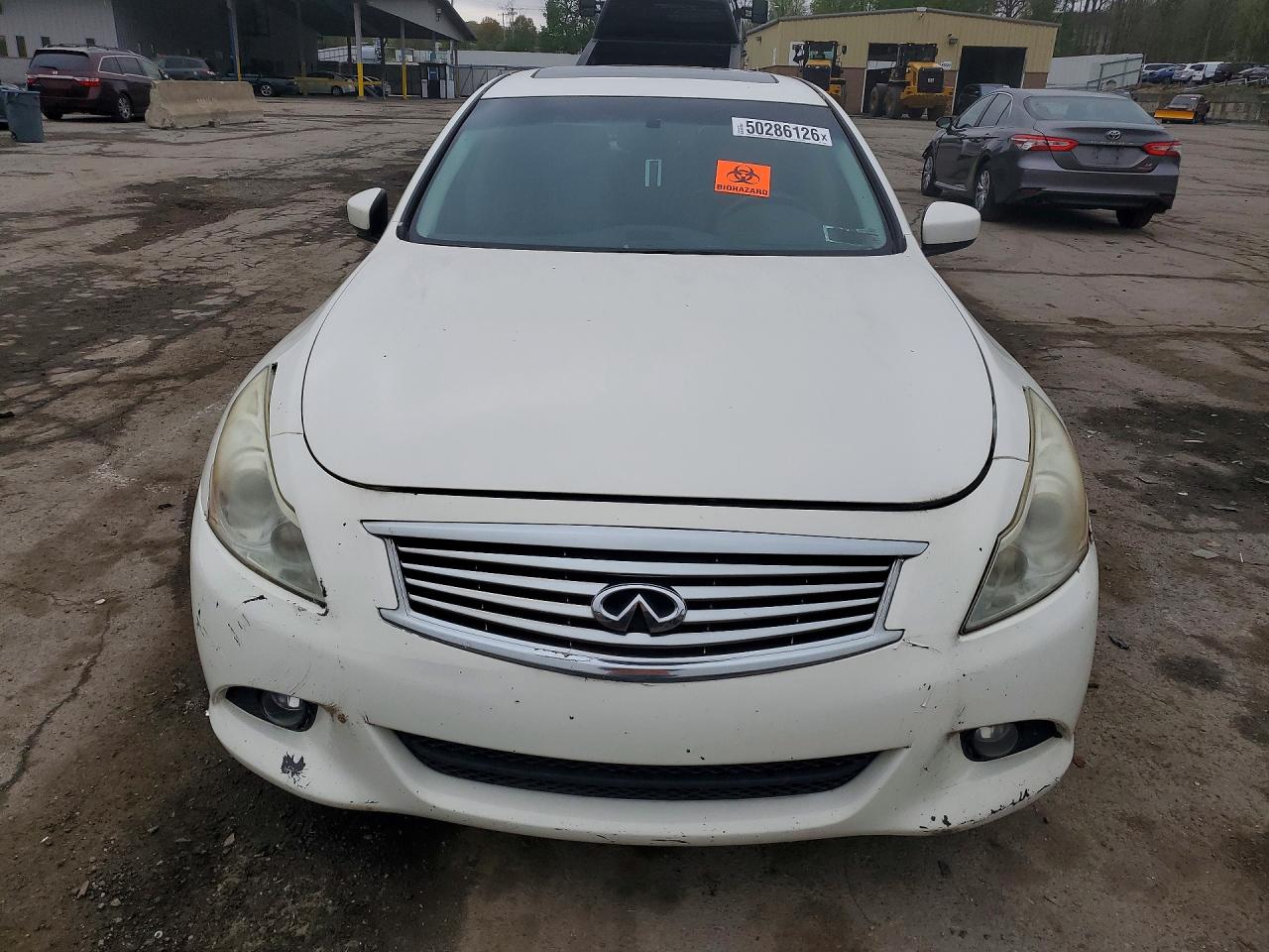 2013 Infiniti G37 Sedan Journey White vin: JN1CV6APXDM723045