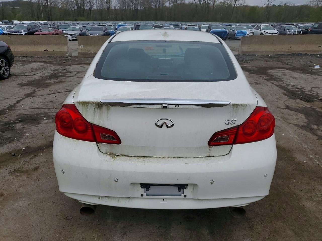 2013 Infiniti G37 Sedan Journey White vin: JN1CV6APXDM723045