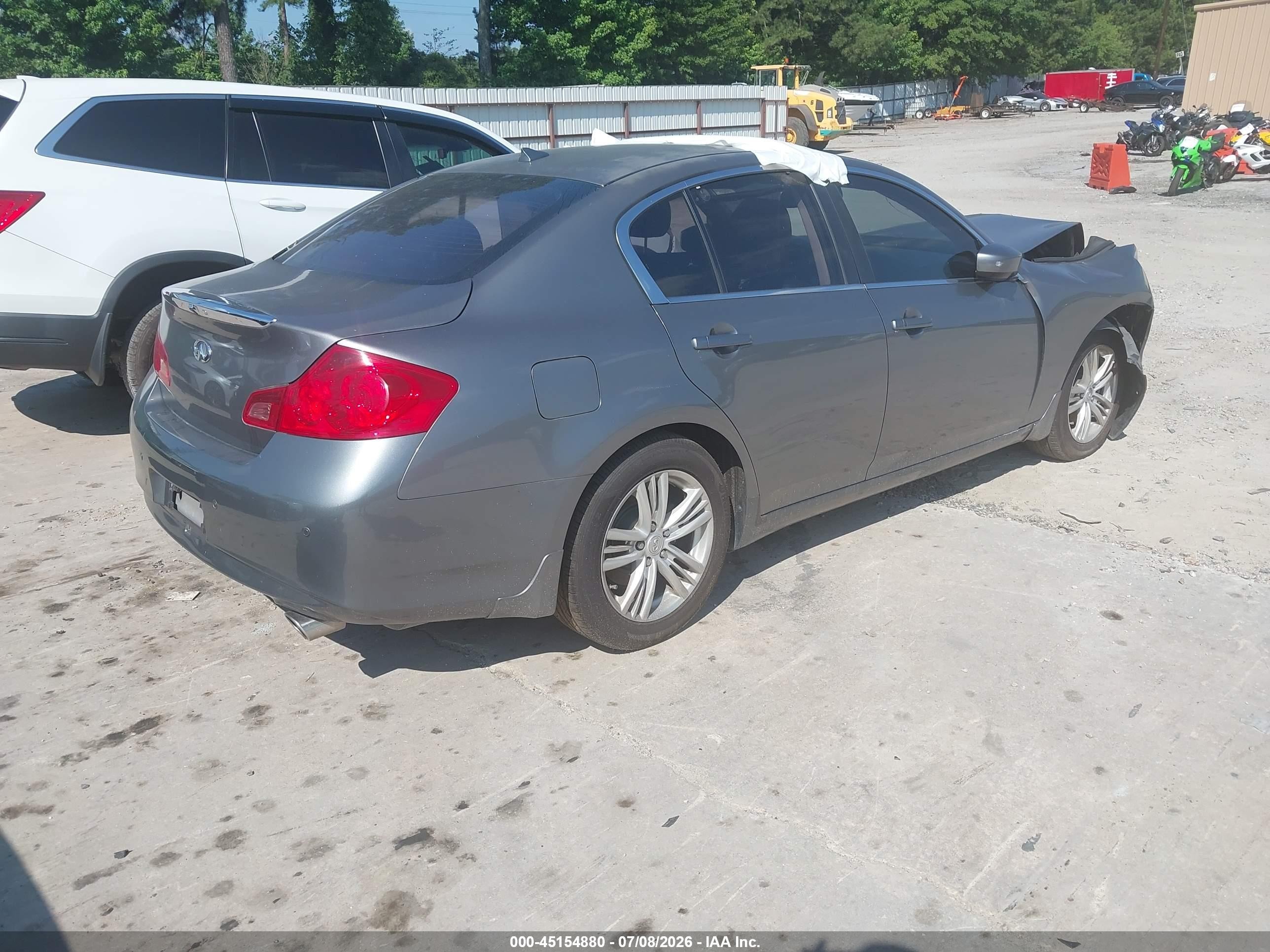 2013 Infiniti G37 Journey Gray vin: JN1CV6APXDM724471