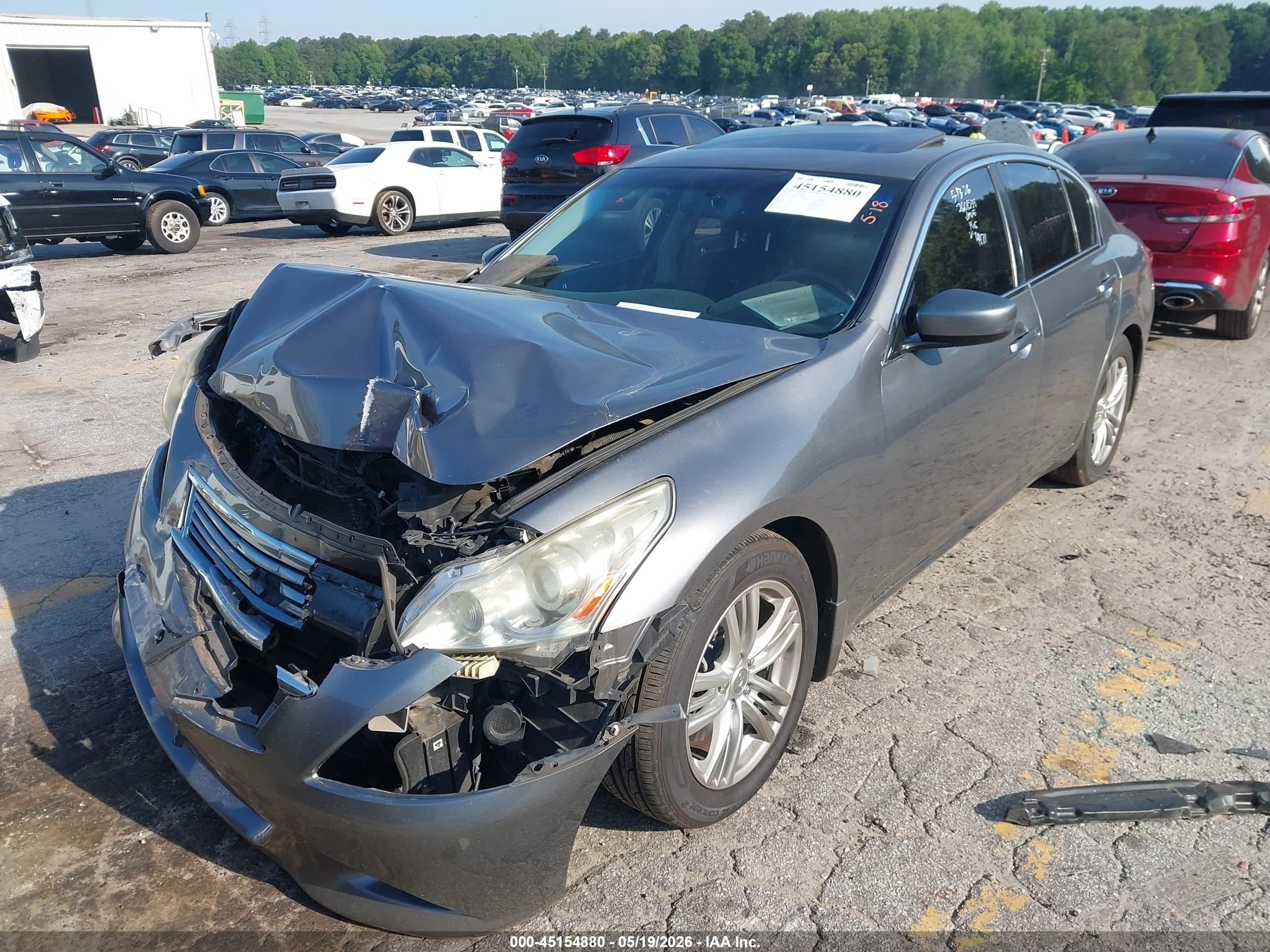 2013 Infiniti G37 Journey Gray vin: JN1CV6APXDM724471