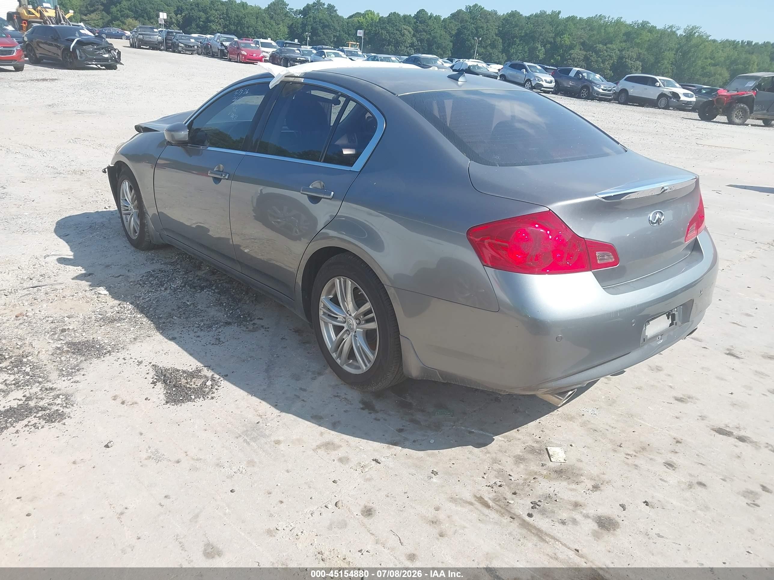 2013 Infiniti G37 Journey Gray vin: JN1CV6APXDM724471