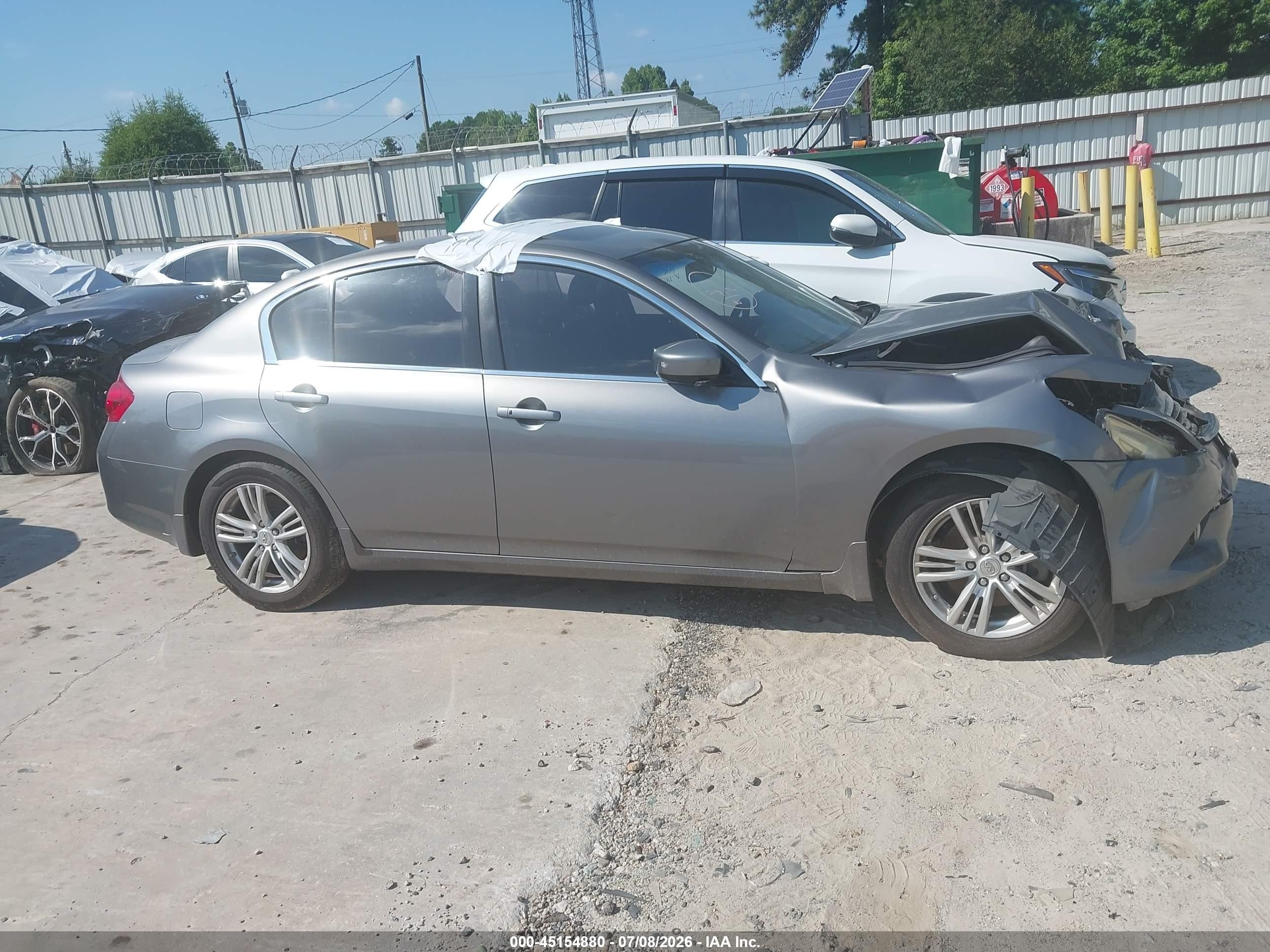 2013 Infiniti G37 Journey Gray vin: JN1CV6APXDM724471